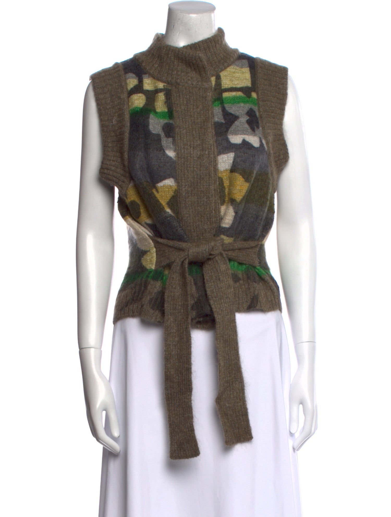 Chloé Printed Mock Neck Sweater