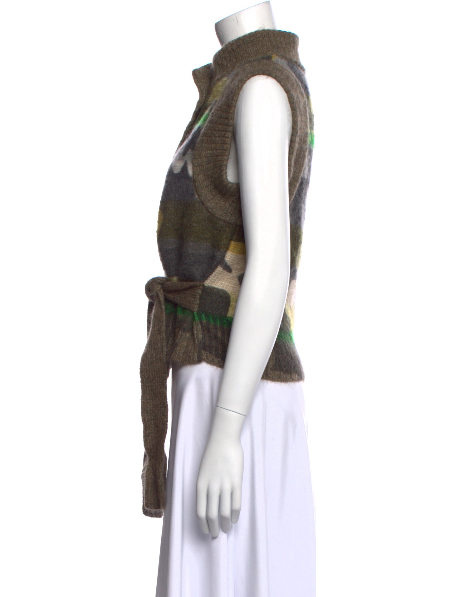 Chloé Printed Mock Neck Sweater