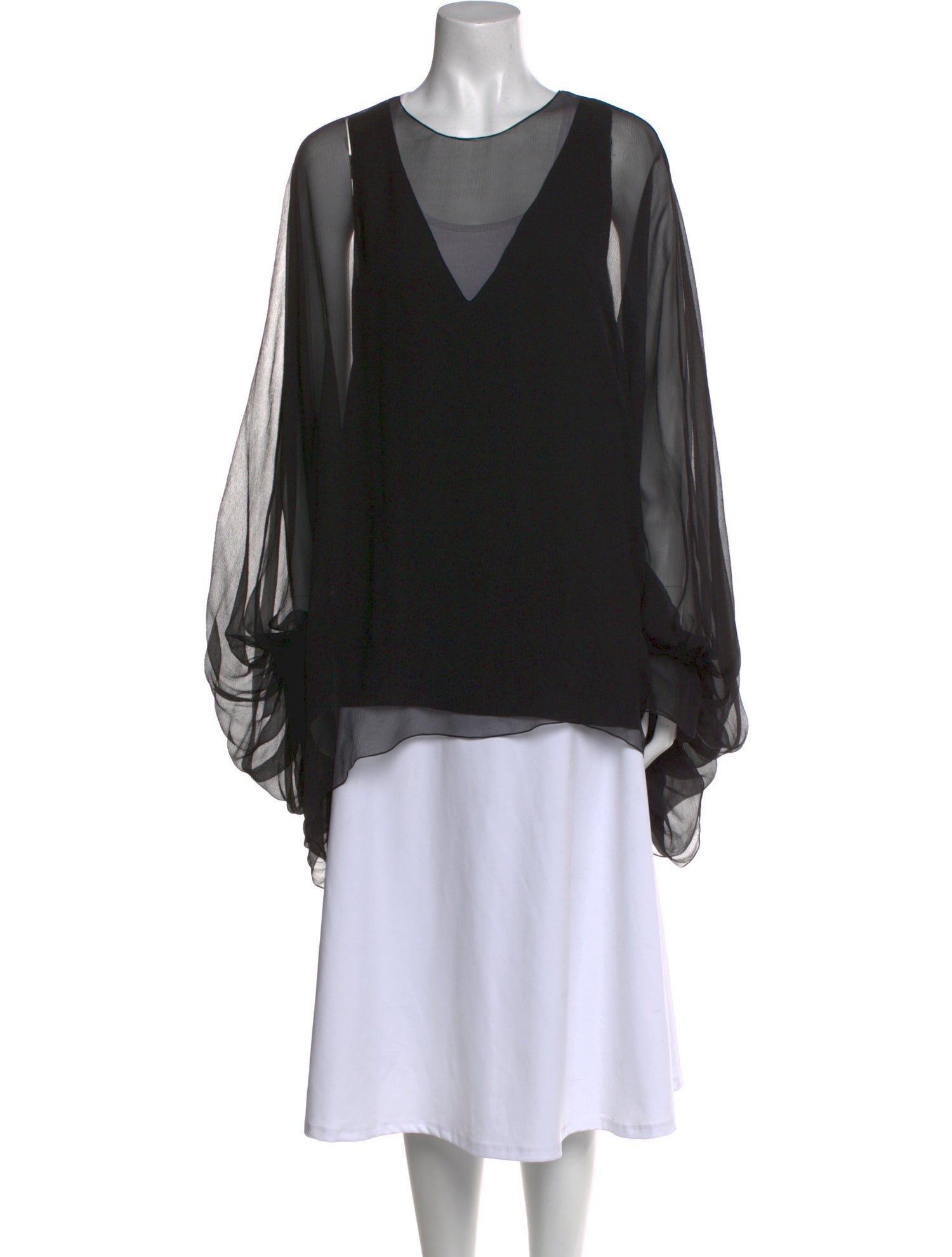 Chloé Silk V-Neck Tunic