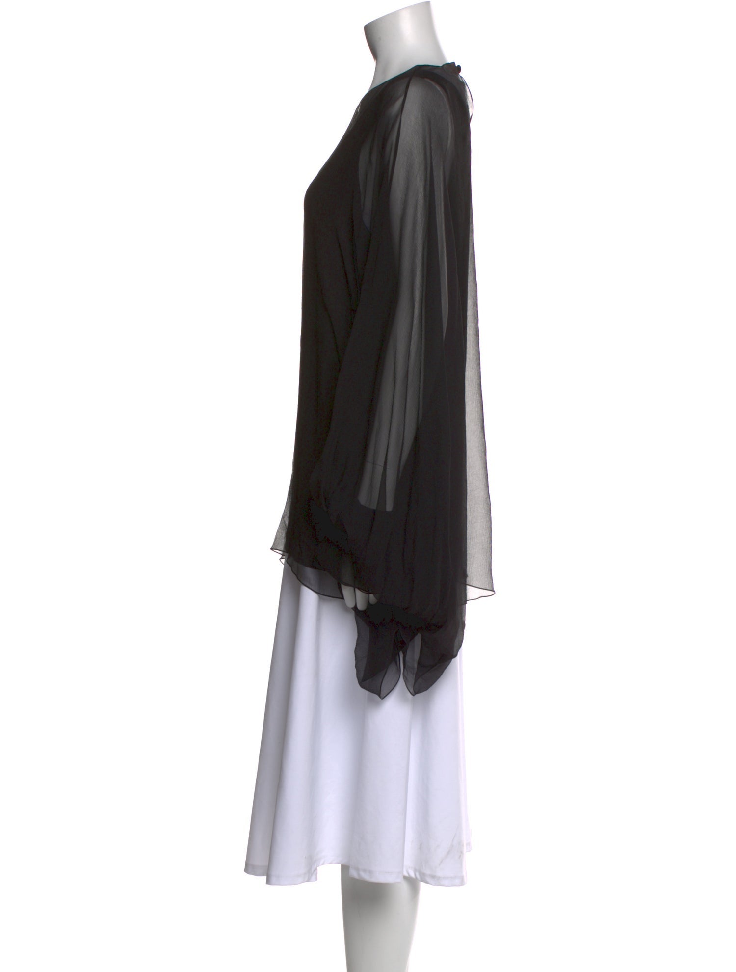 Chloé Silk V-Neck Tunic