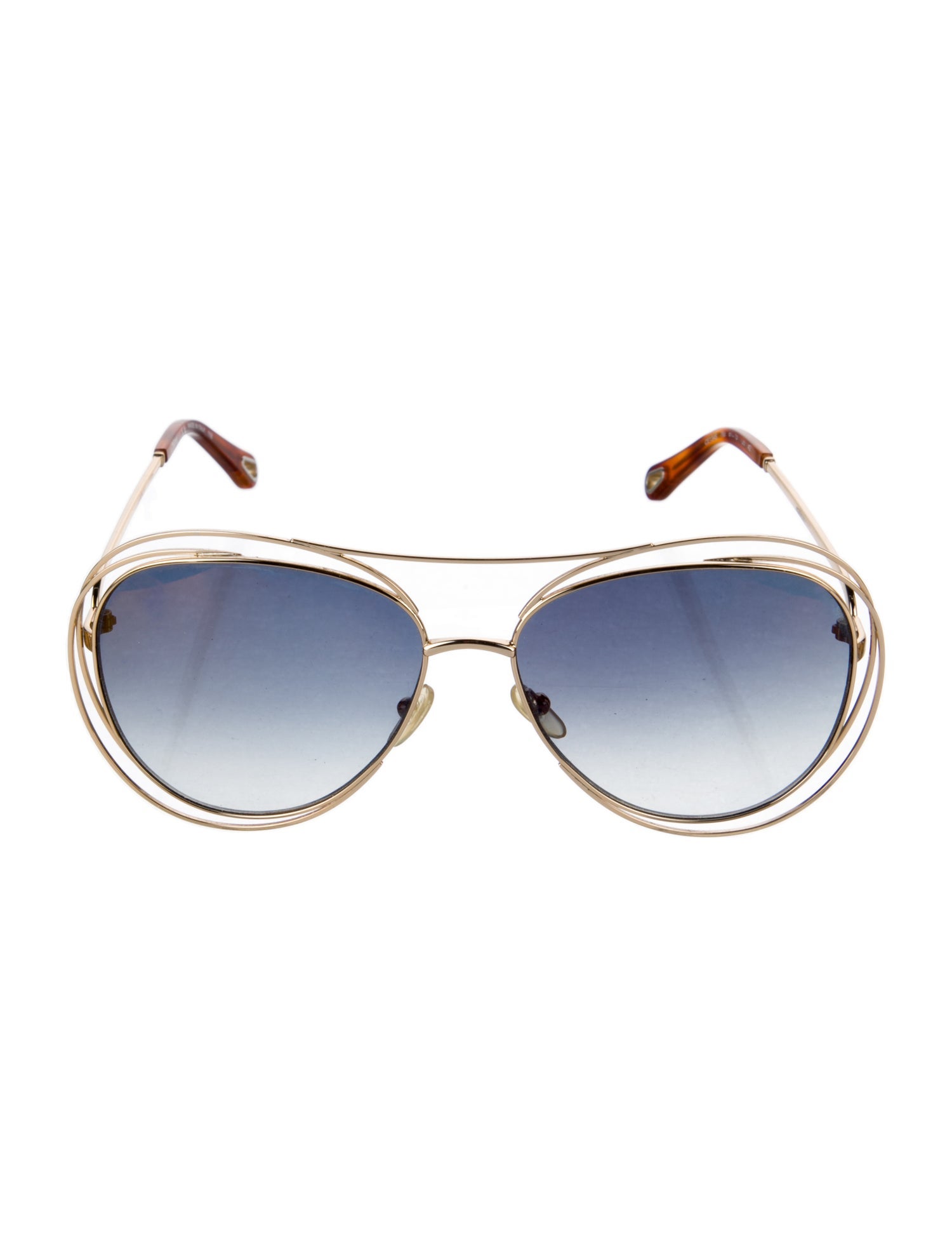Chloé Aviator Gradient Sunglasses
