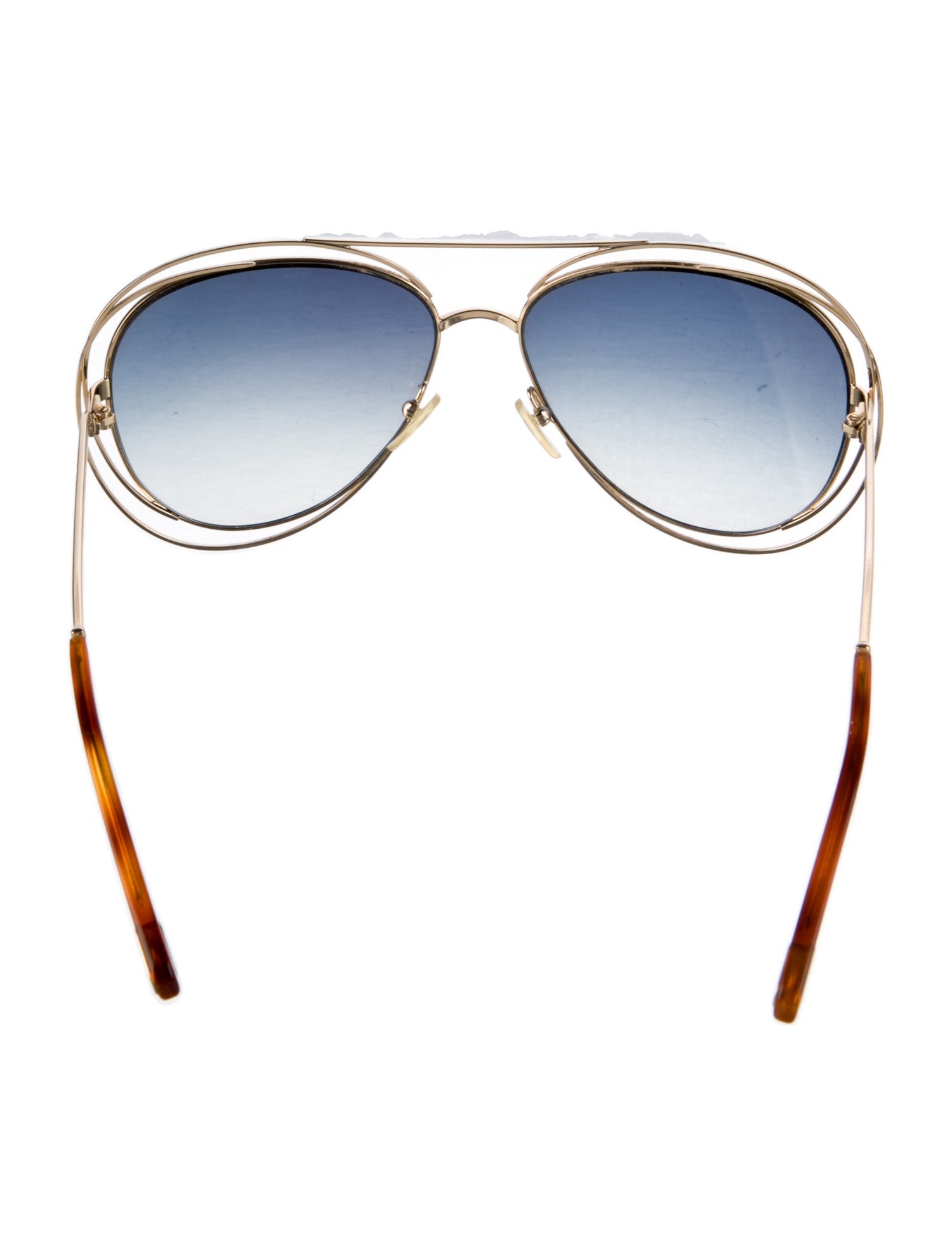 Chloé Aviator Gradient Sunglasses