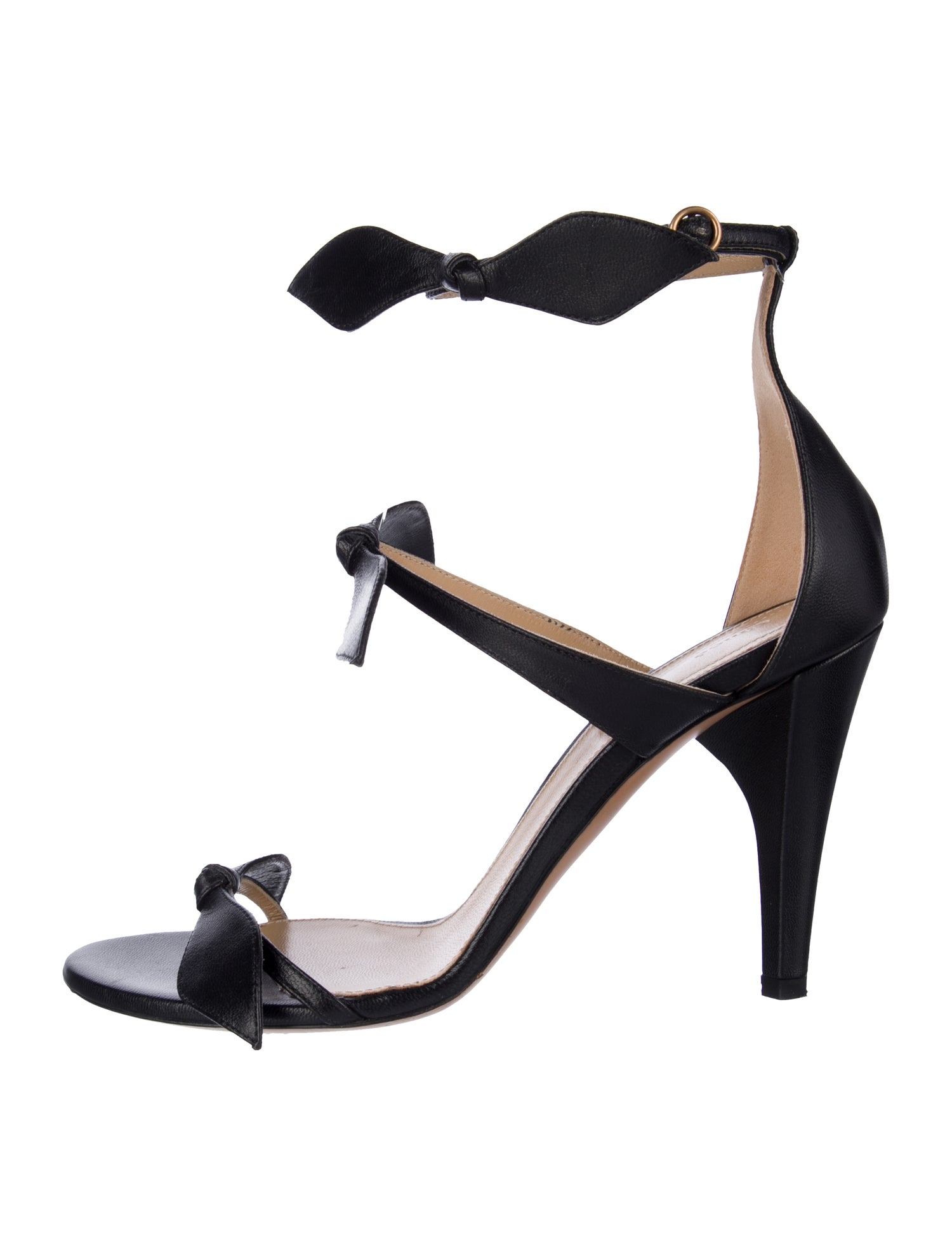 Chloé Leather Animal Print Sandals