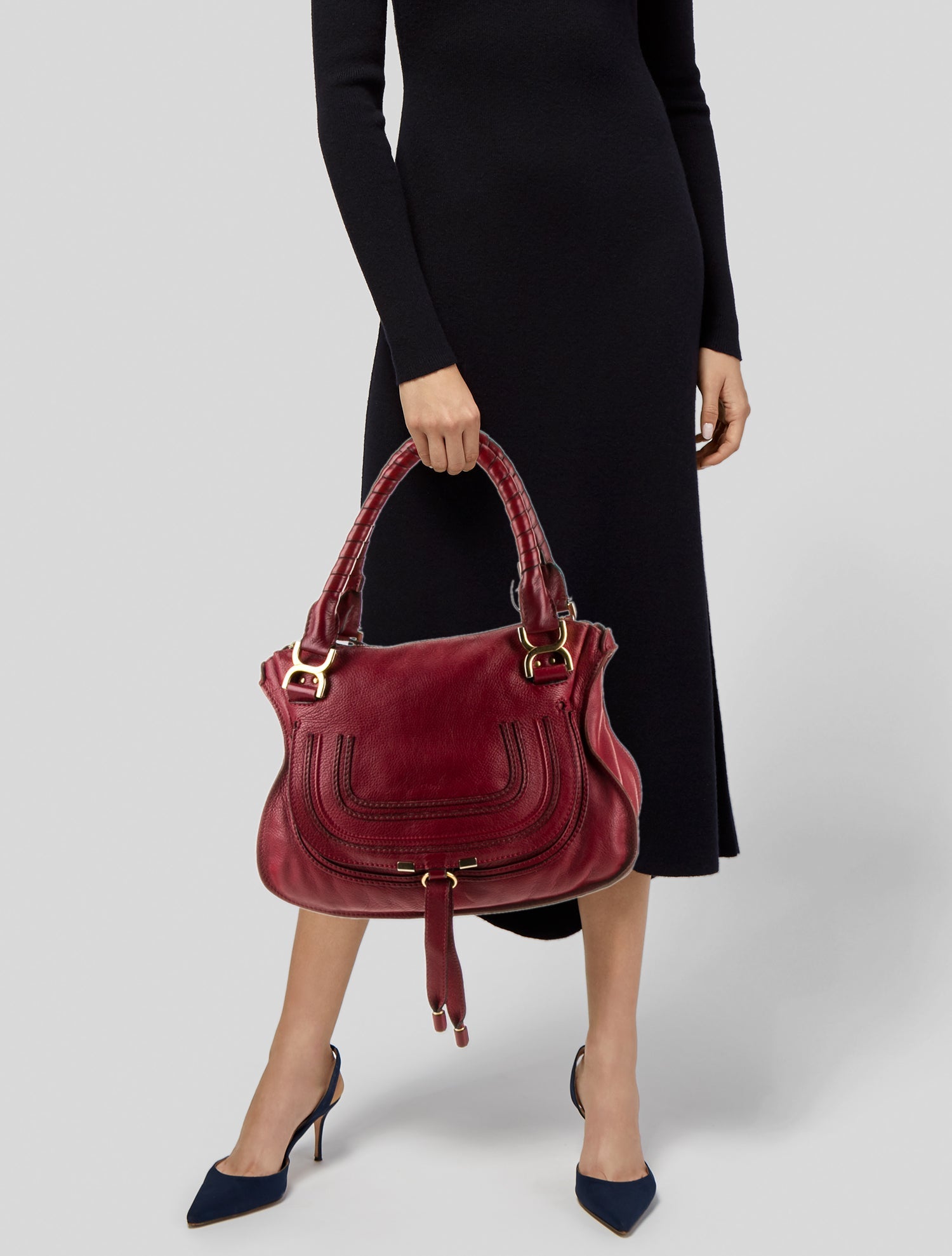 Chloé Leather Top Handle Bag