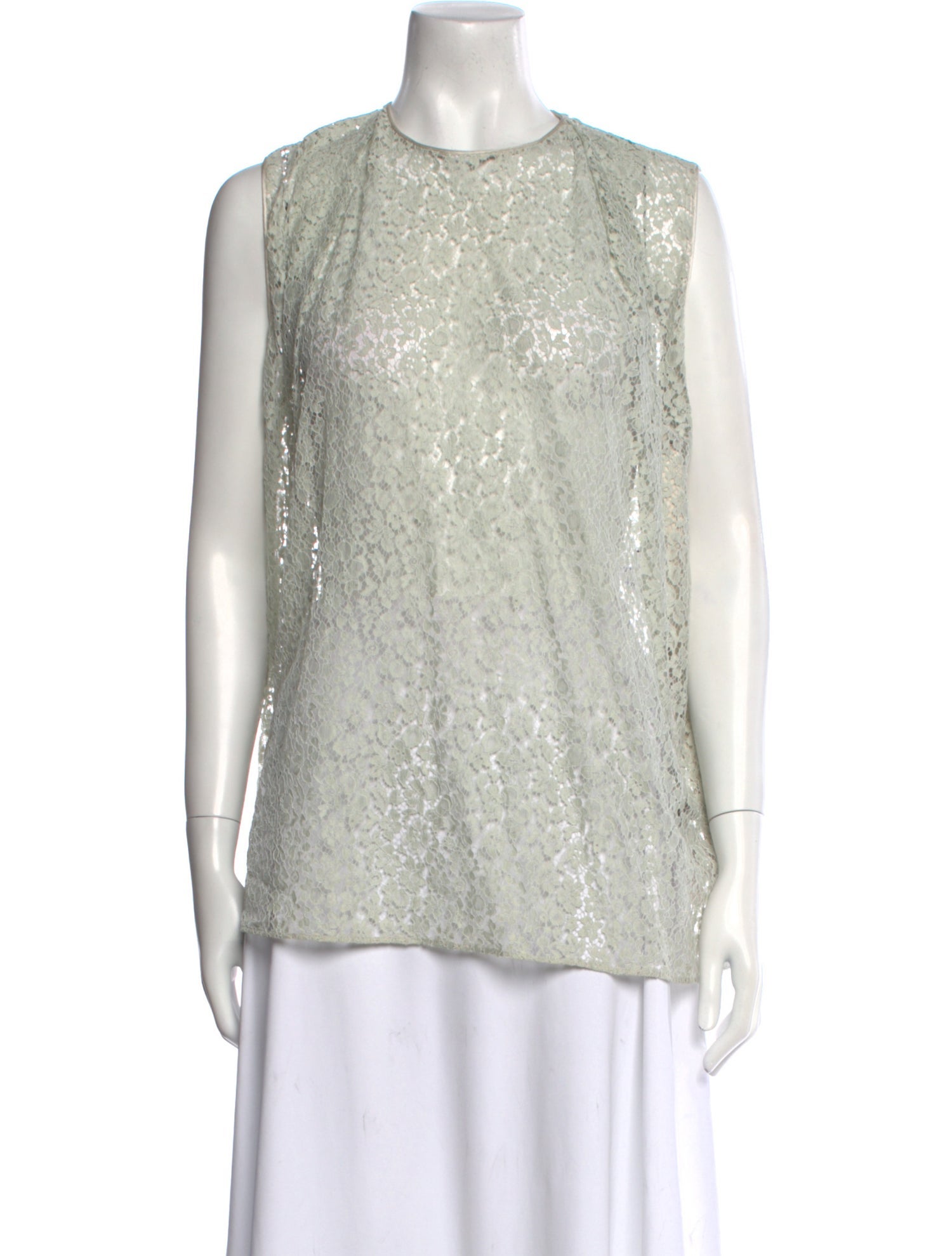 Chloé Lace Crew Neck Top