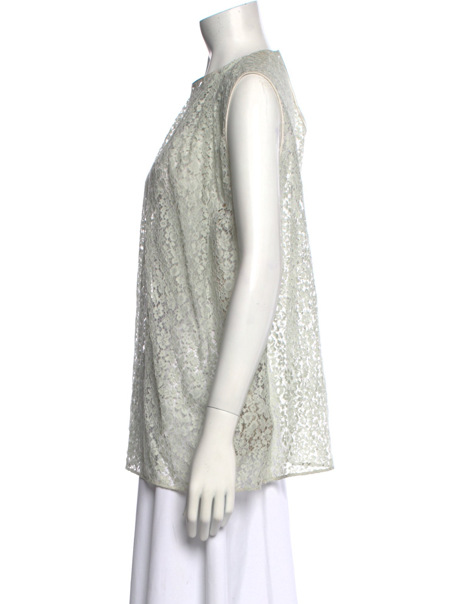 Chloé Lace Crew Neck Top