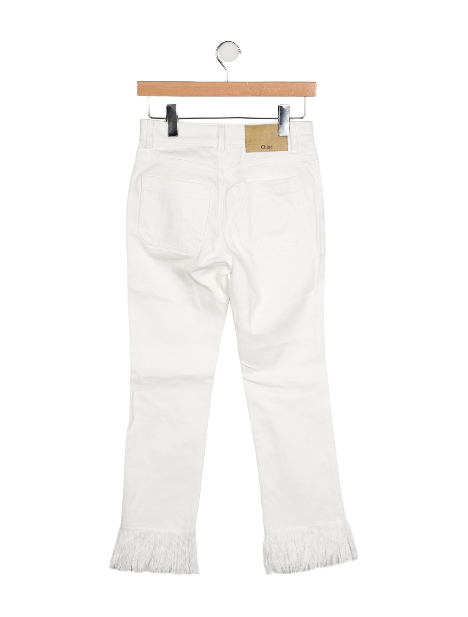 Chloé Mid-Rise Straight Leg Jeans