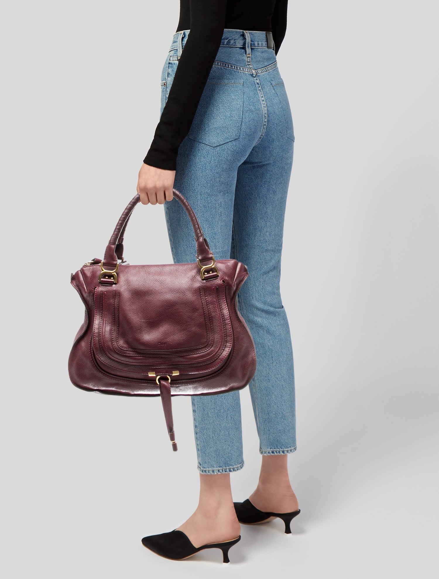 Chloé Leather Top Handle Bag