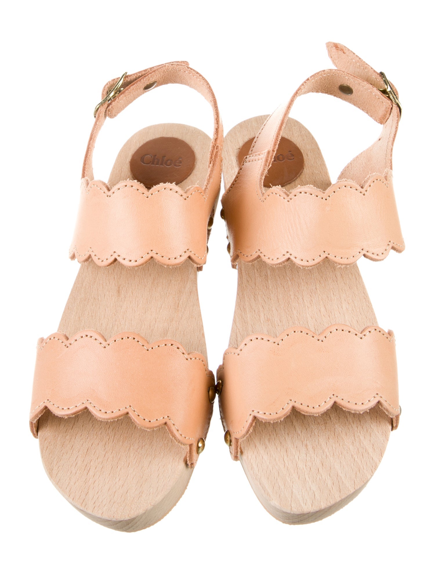 Chloé Girls' Leather Sandals