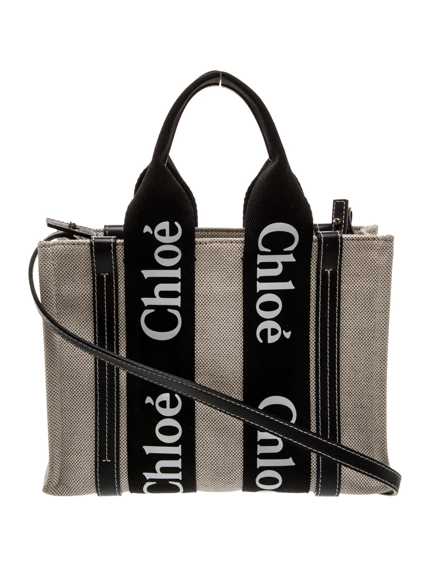 Chloé Canvas Top Handle Bag