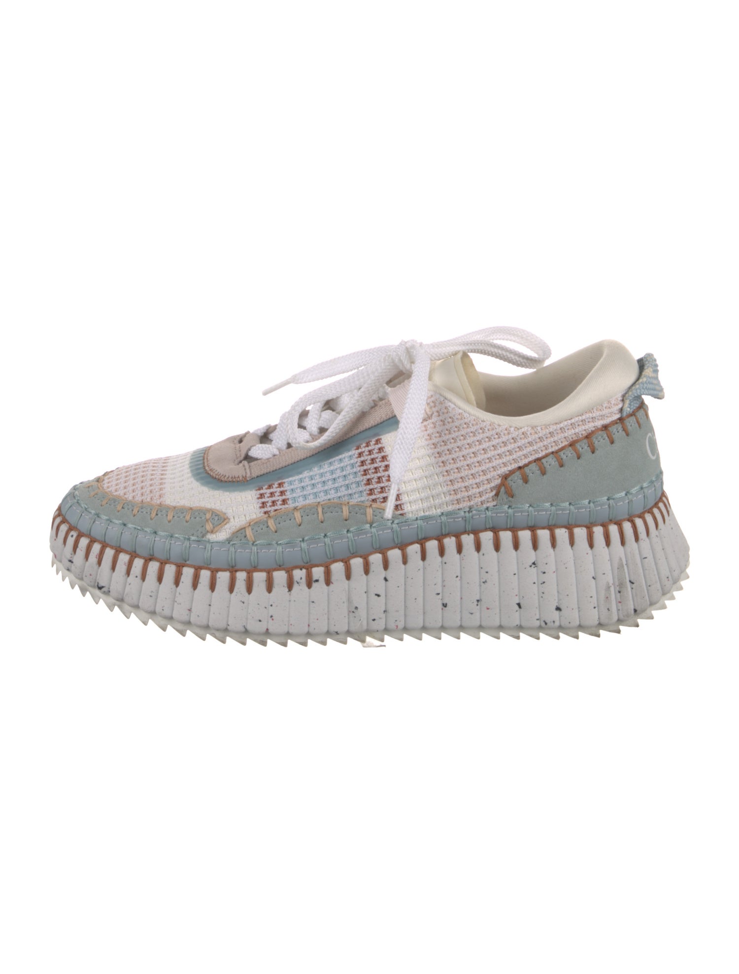 Chloé Colorblock Pattern Sneakers
