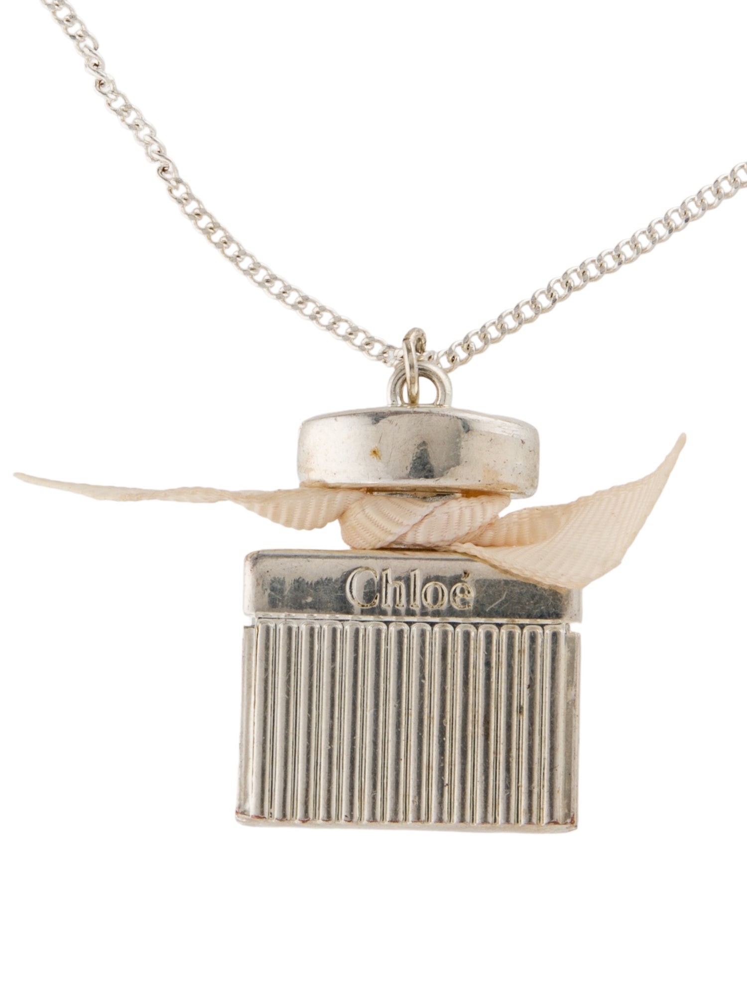 Chloé Perfume Bottle Pendant Necklace