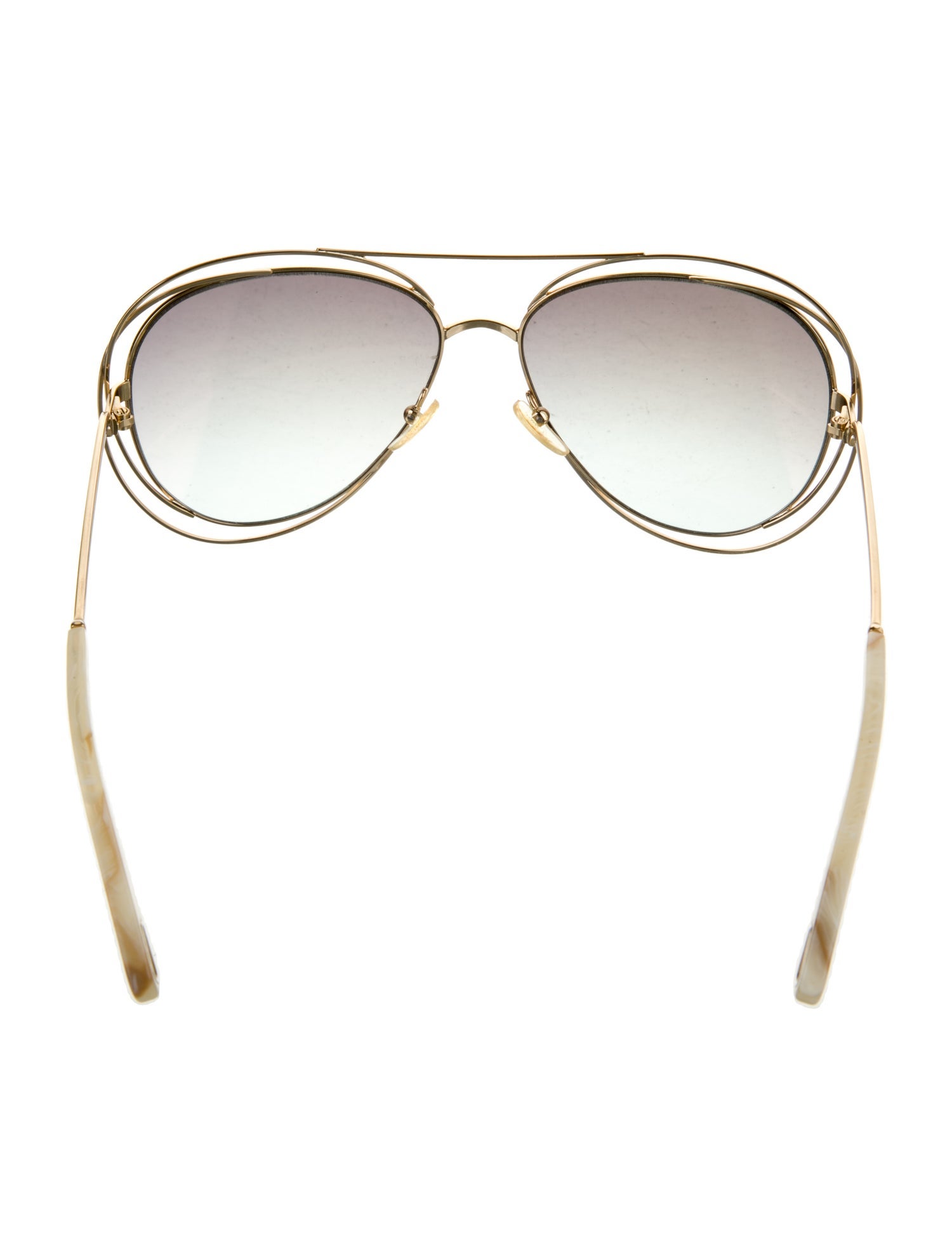 Chloé Aviator Gradient Sunglasses