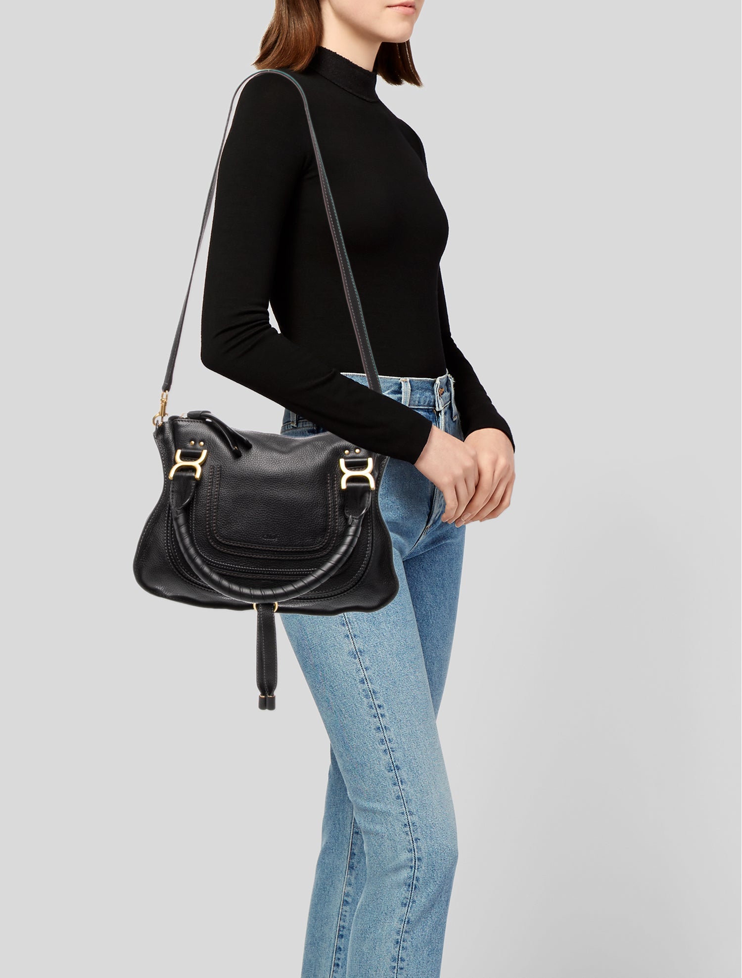 Chloé Leather Top Handle Bag