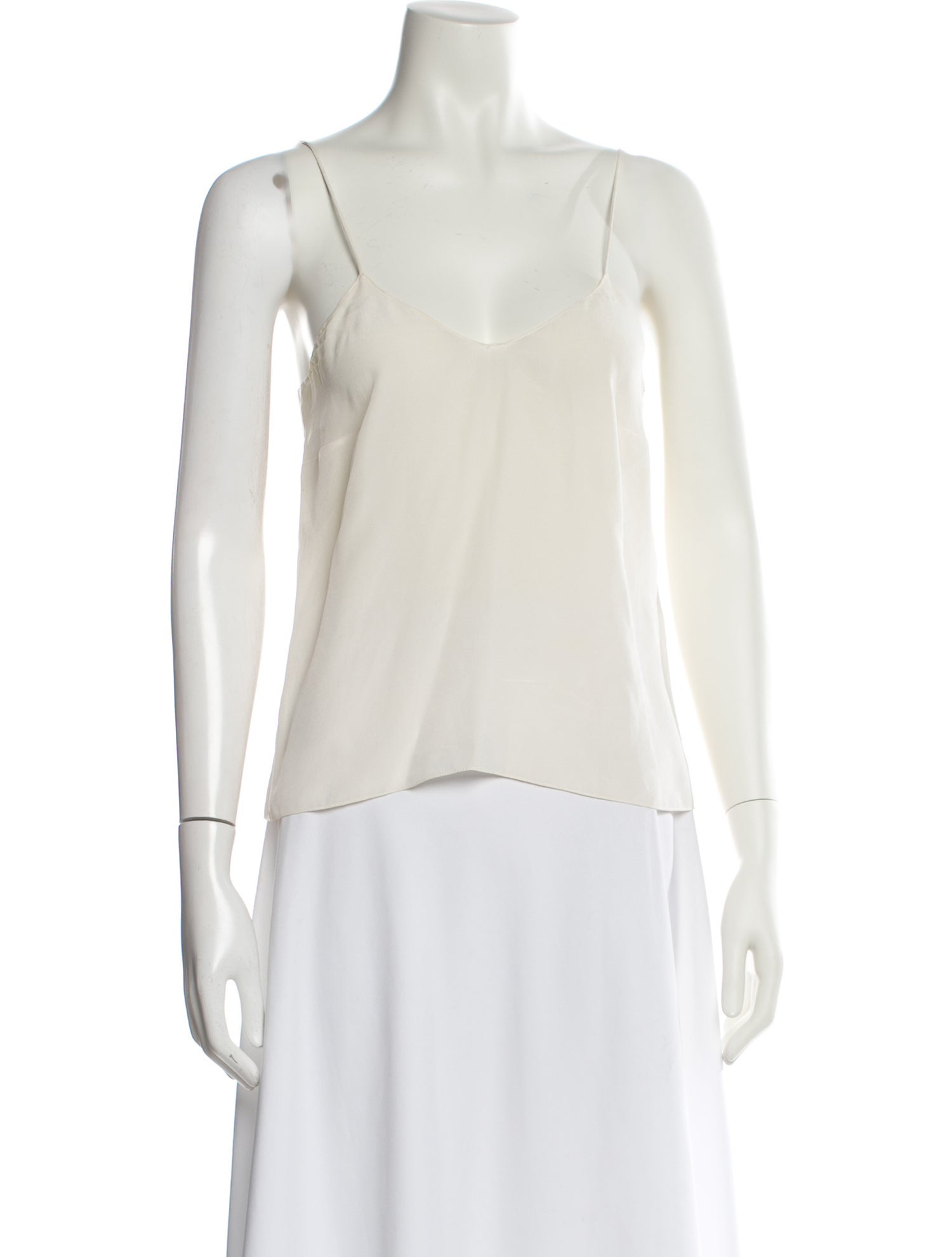 Chloé Silk V-Neck Top