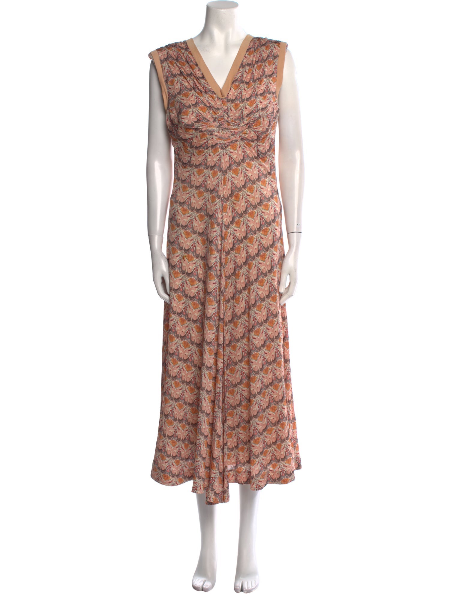 Chloé Printed Long Dress
