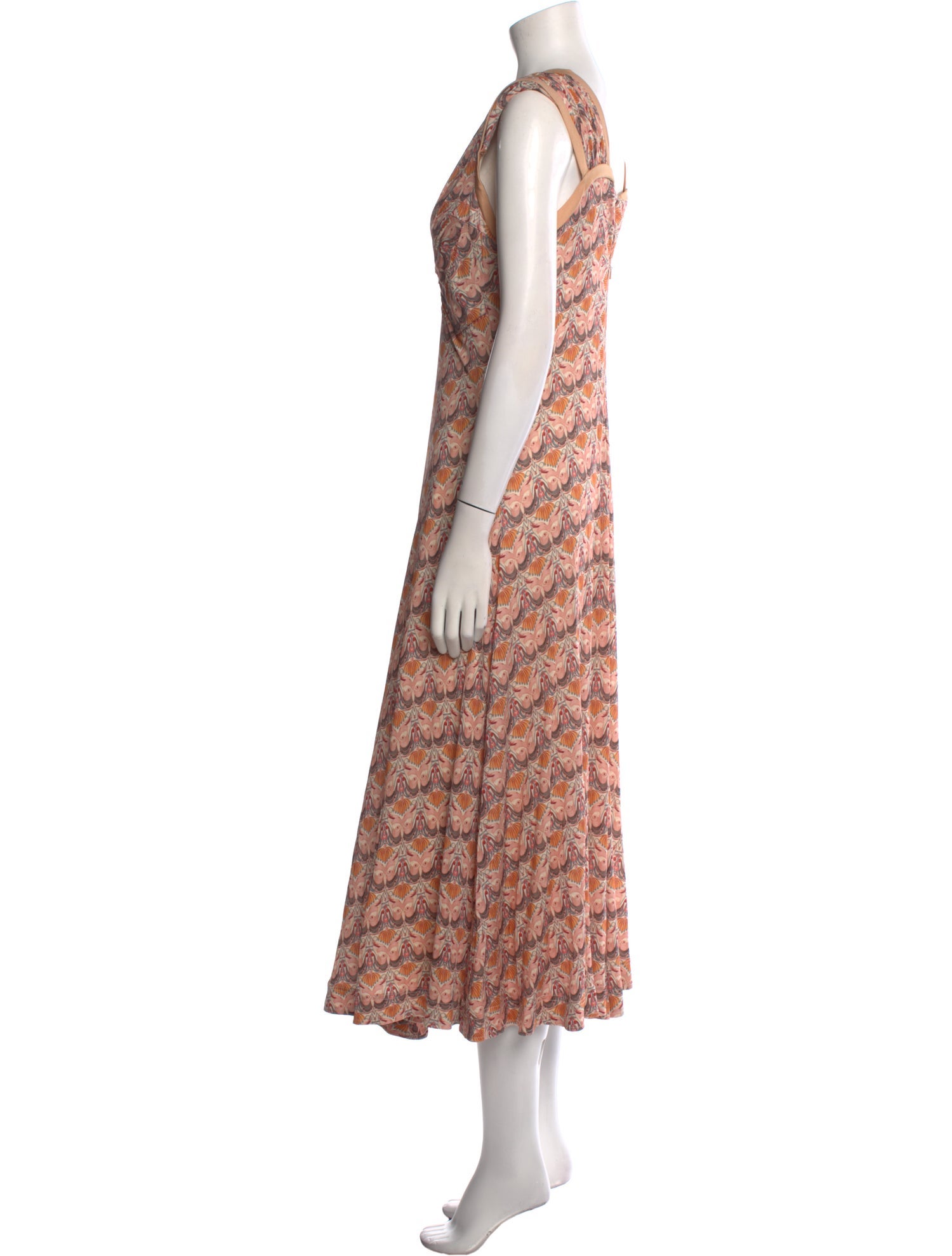 Chloé Printed Long Dress