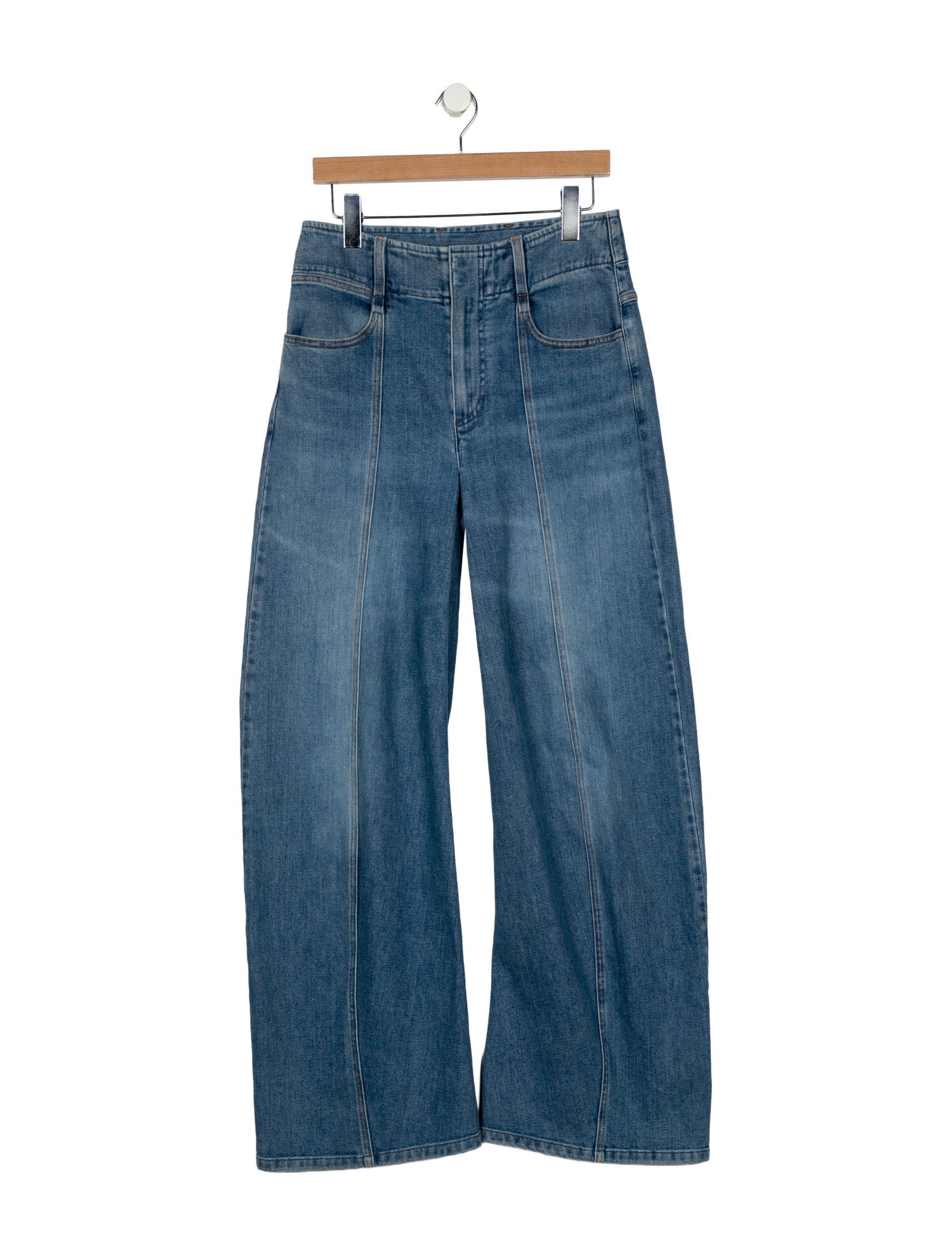 Chloé Mid-Rise Wide Leg Jeans