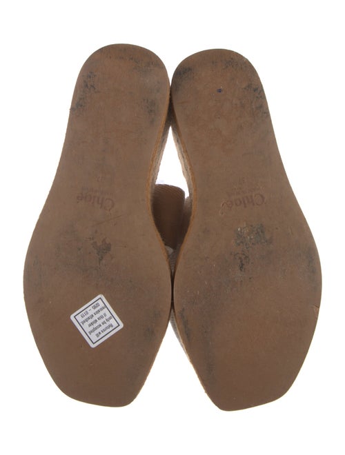 Chloé Canvas Graphic Print Mules