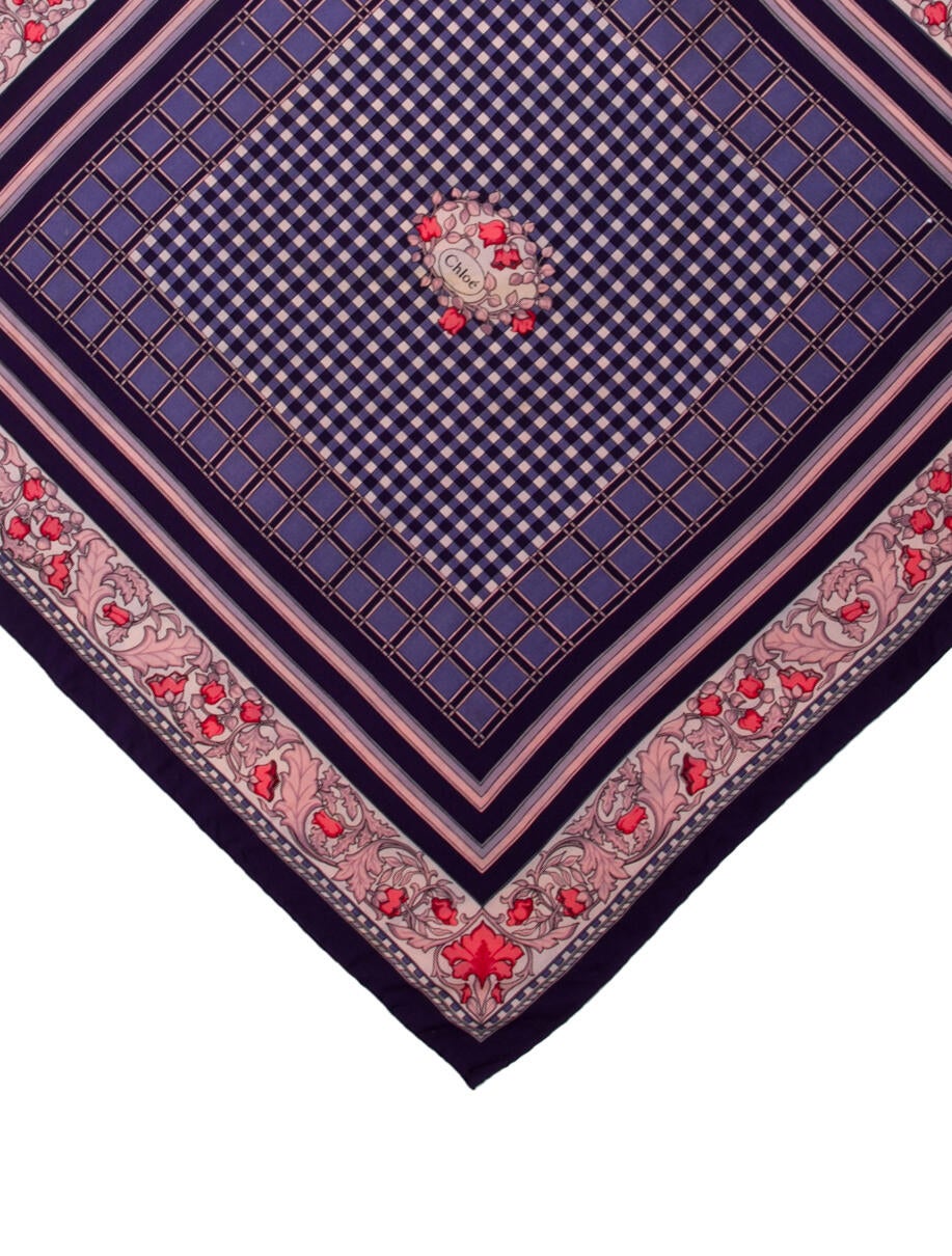 Chloé Silk Iridescent Silk Scarf