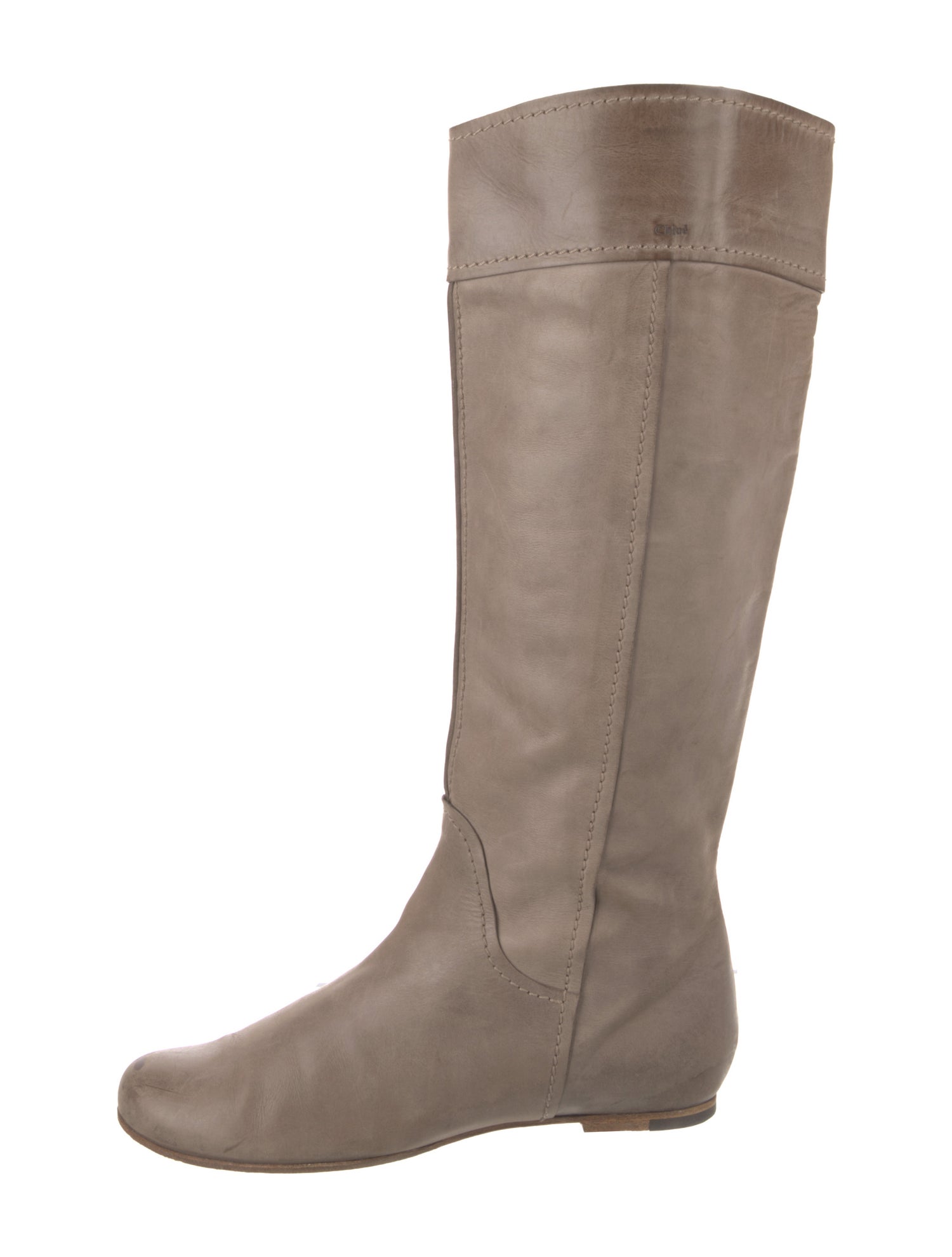 Chloé Leather Riding Boots