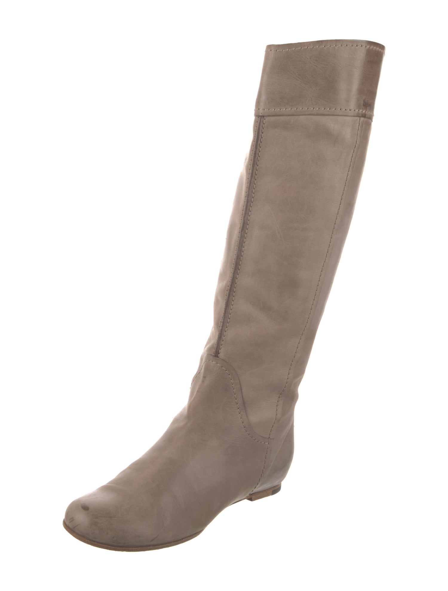 Chloé Leather Riding Boots