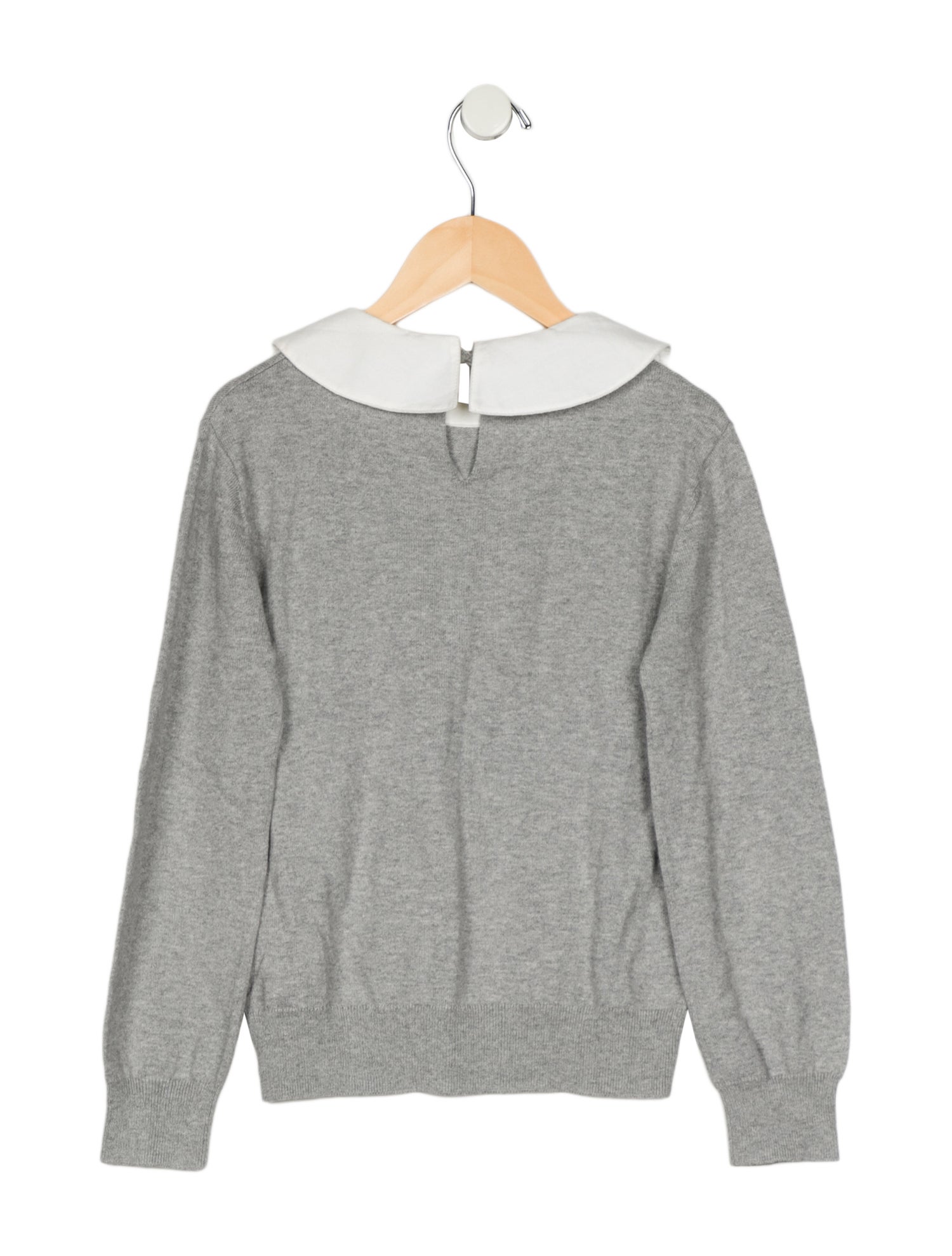 Chloé Girls' Appliqué Long Sleeve Top