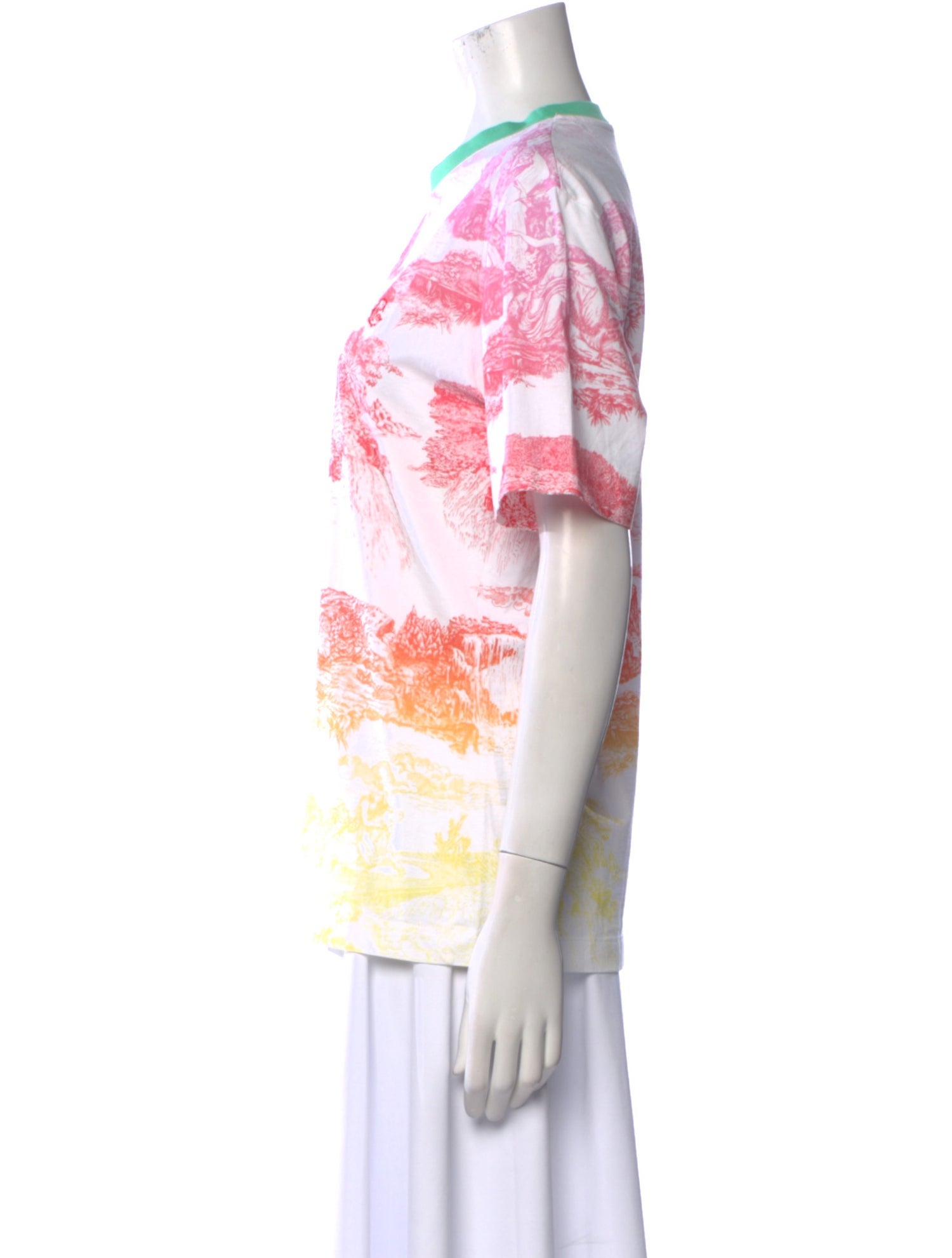 Chloé Graphic Print Crew Neck T-Shirt