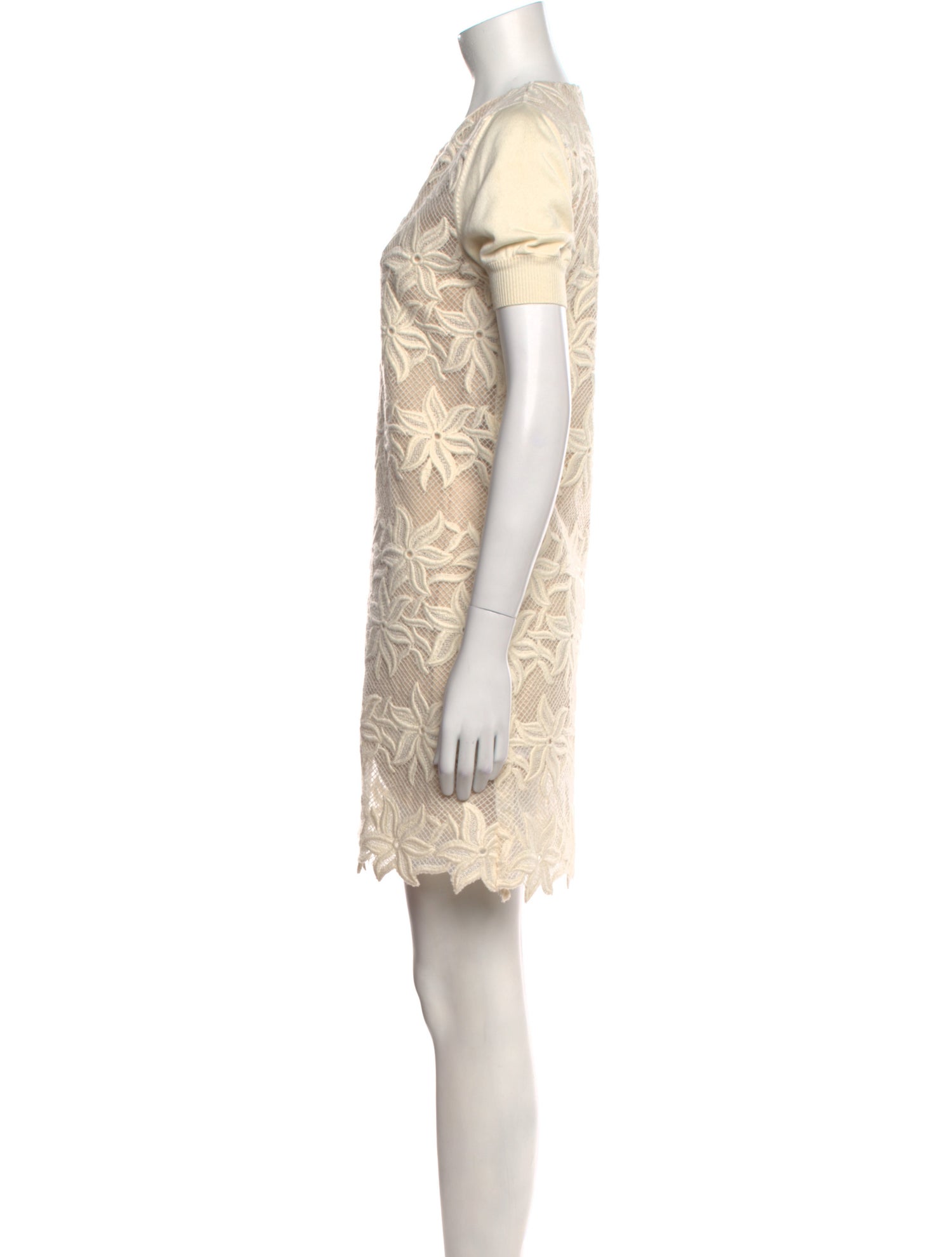 Chloé Lace Pattern Mini Dress