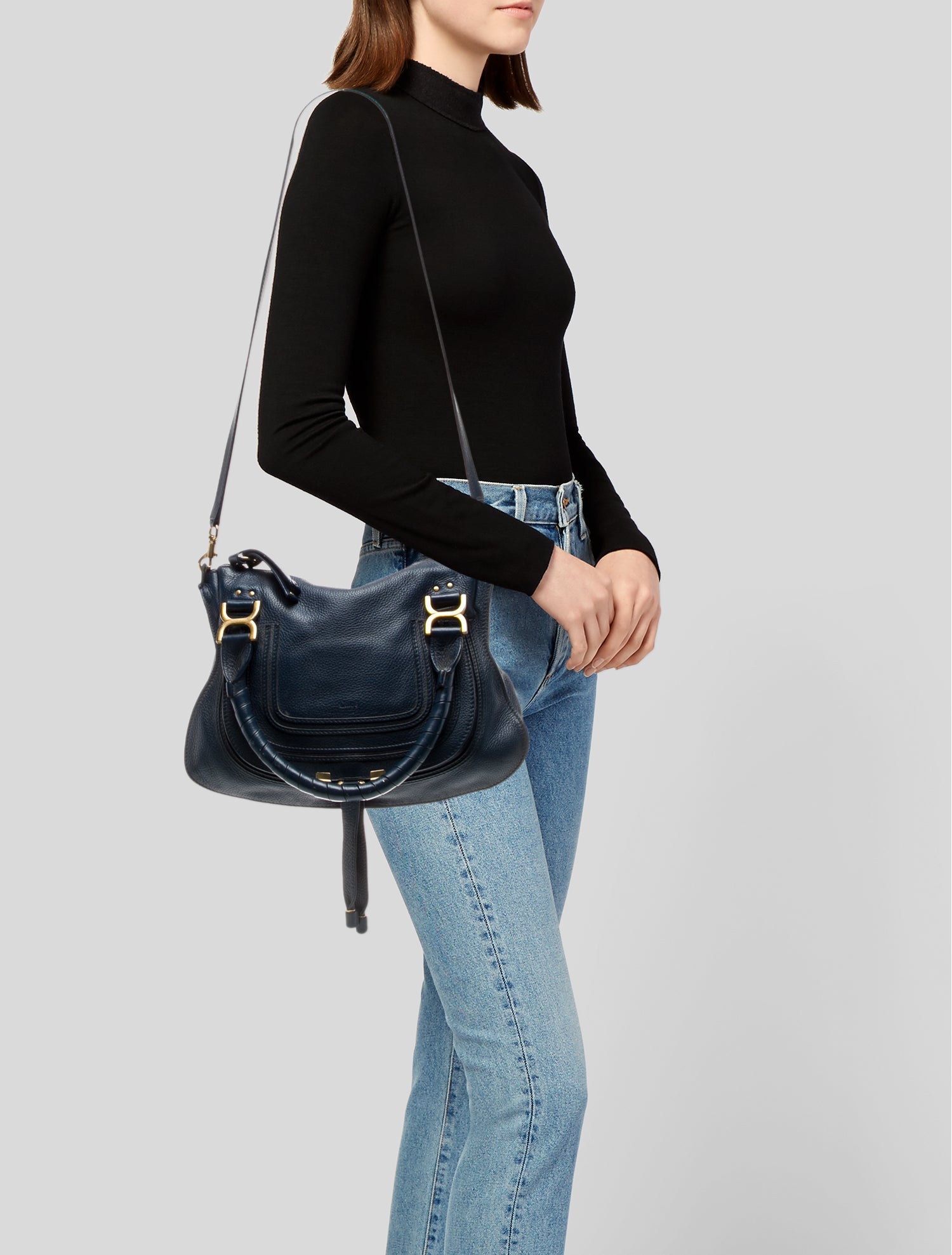 Chloé Leather Top Handle Bag