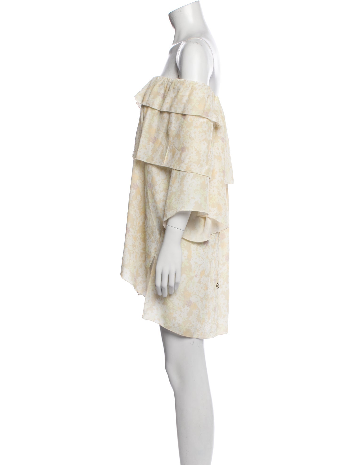 See by Chloé Off-The-Shoulder Three-Quarter Sleeve Tunic