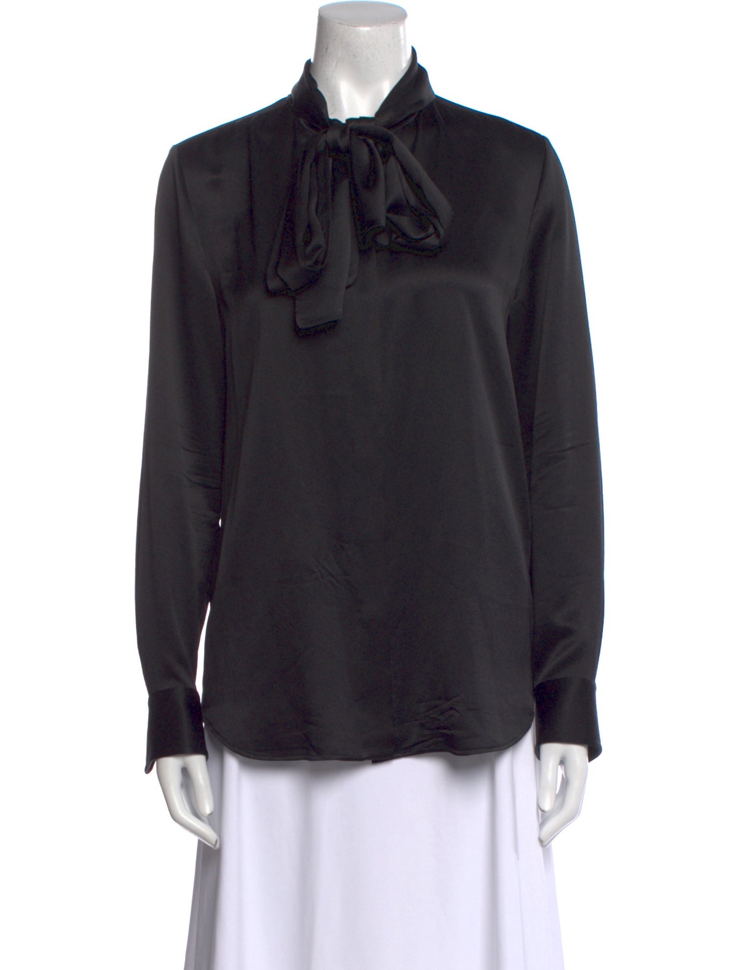 Chloé Silk Long Sleeve Button-Up Top