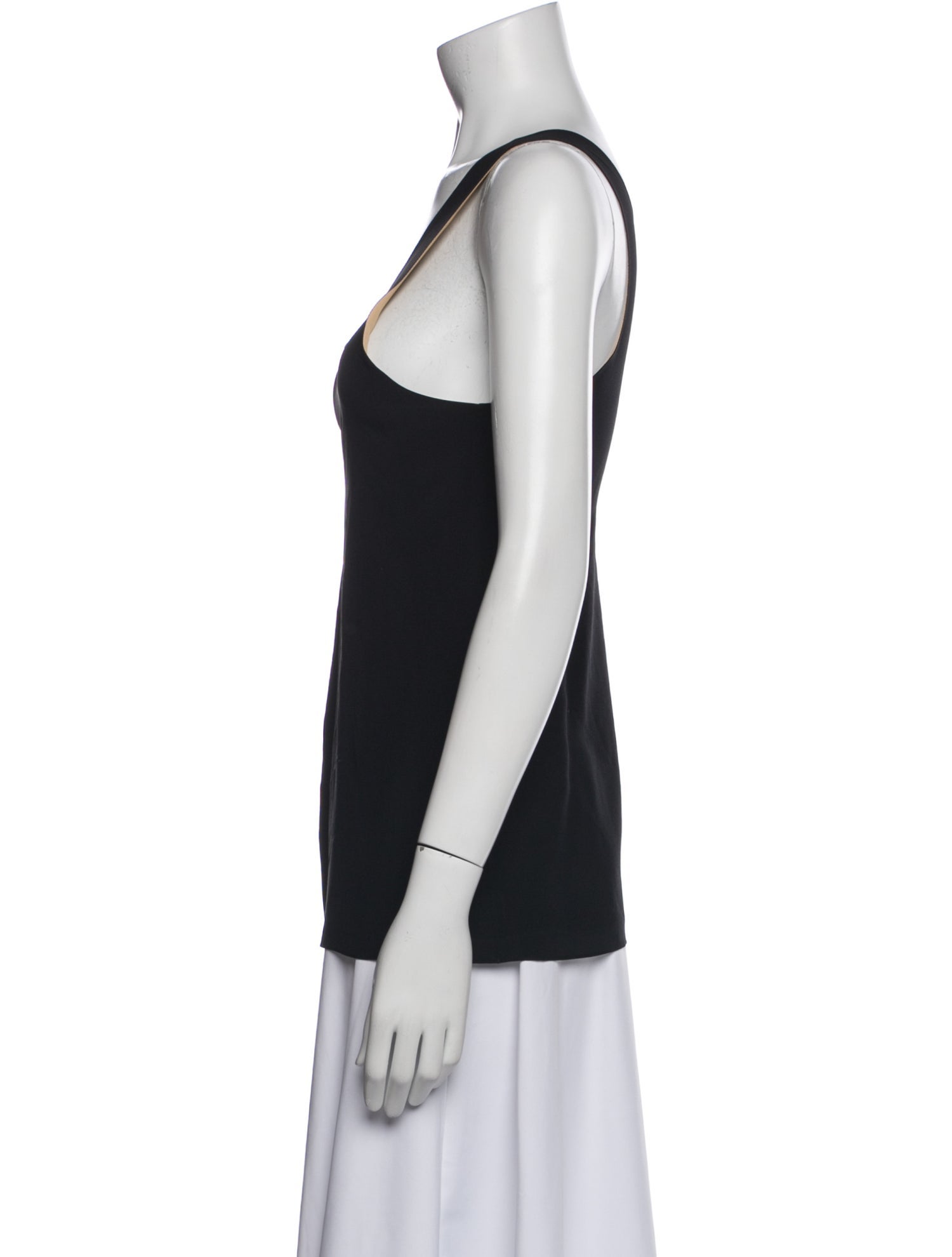 Chloé Silk Scoop Neck Top