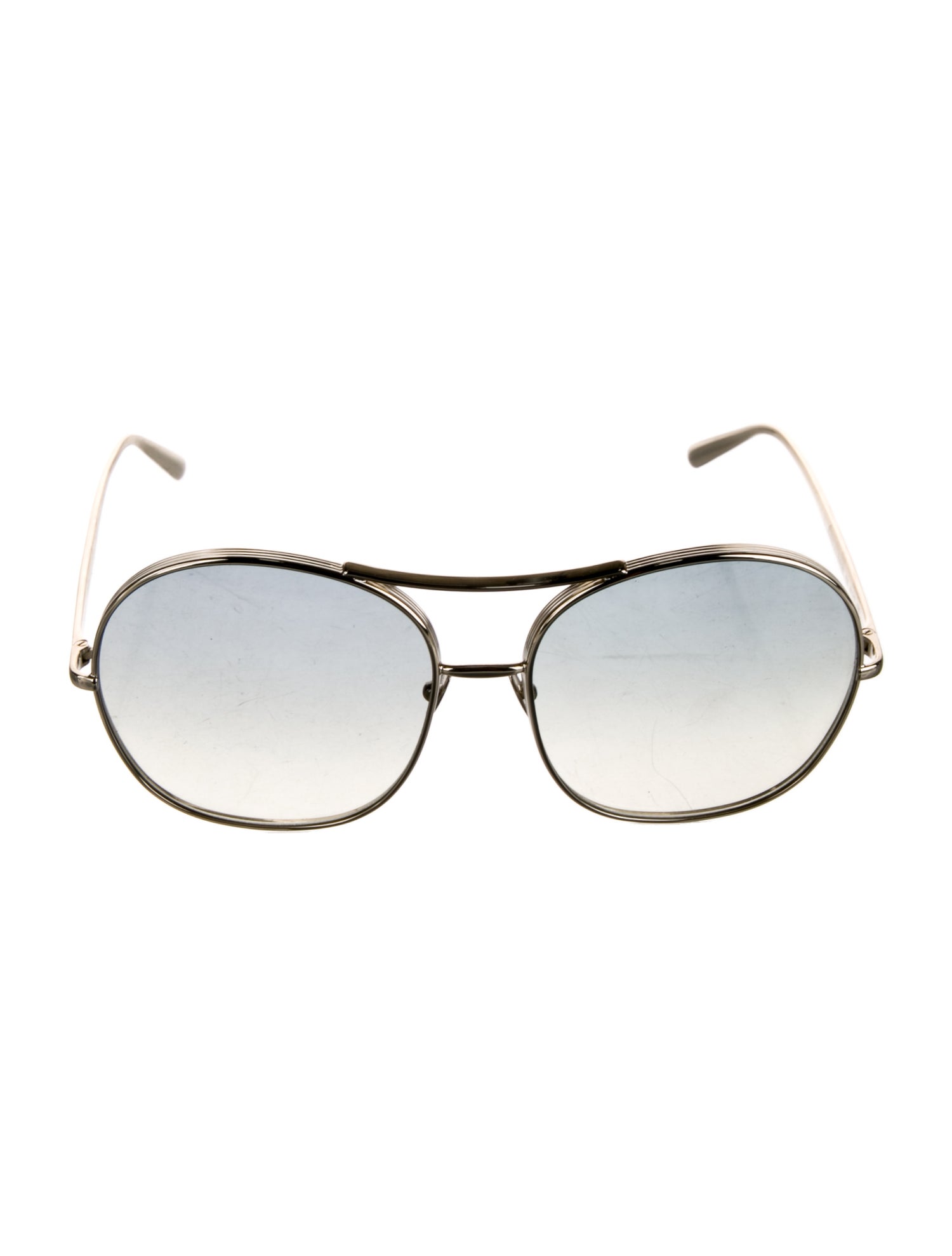 Chloé Round Gradient Sunglasses