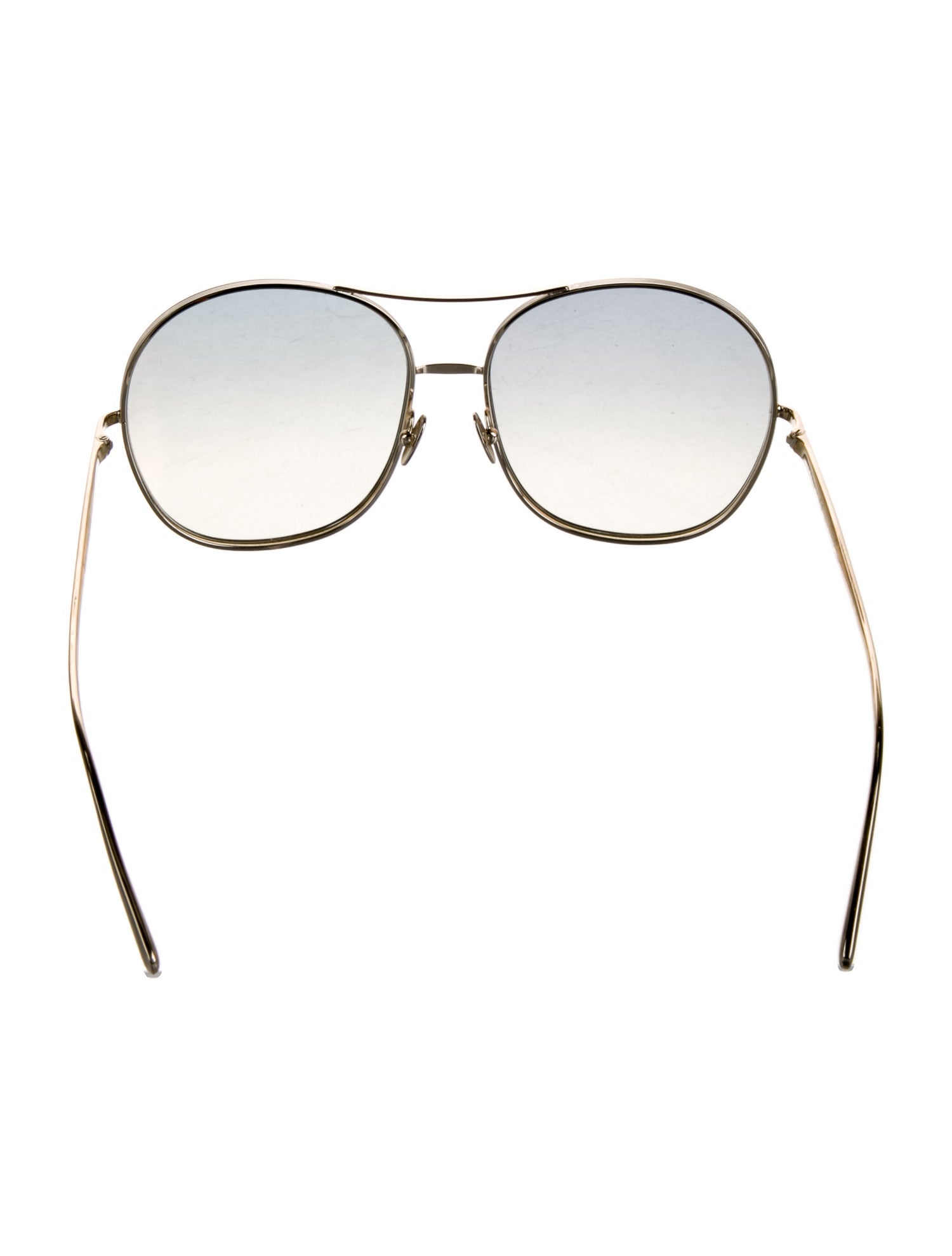 Chloé Round Gradient Sunglasses