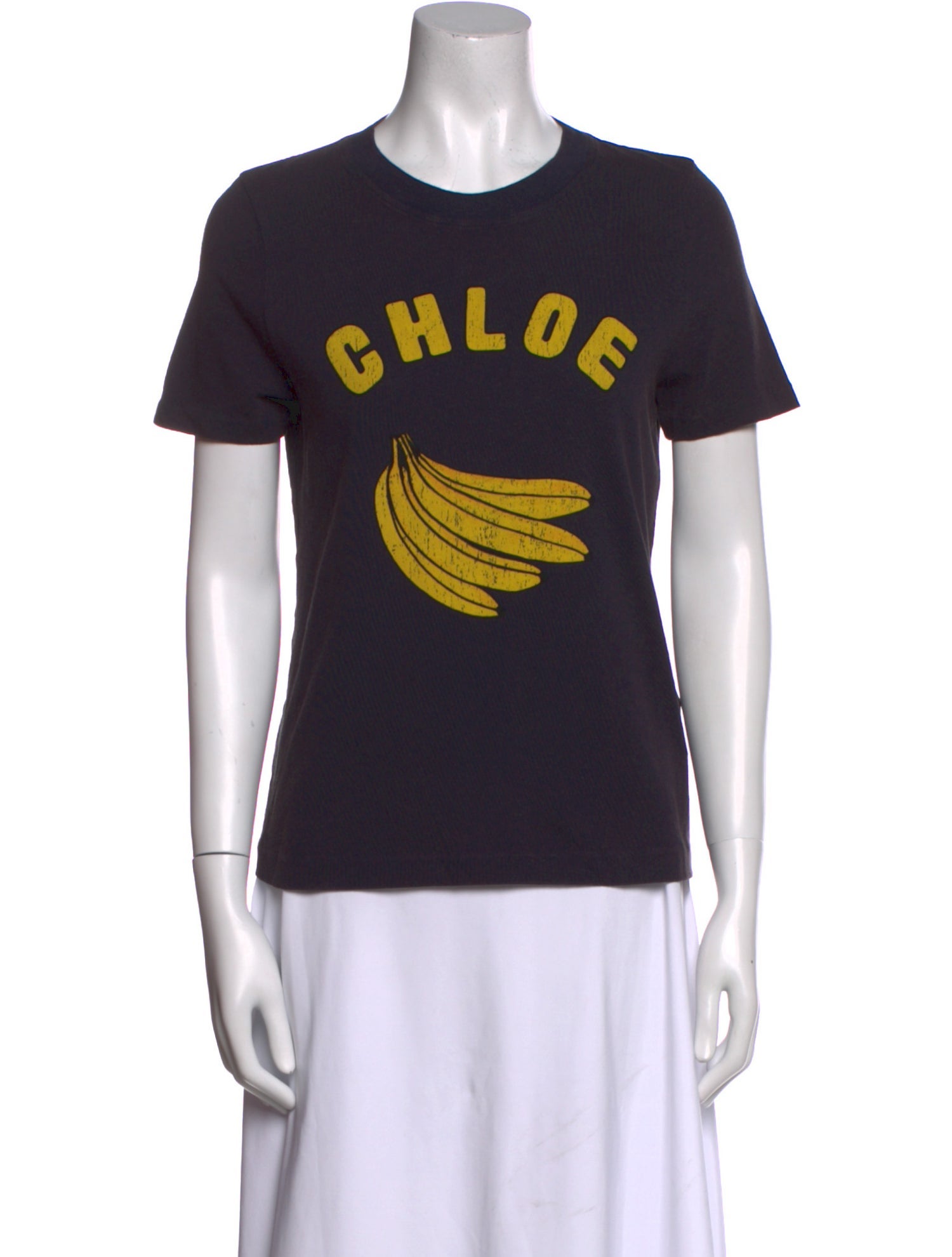 Chloé Graphic Print Crew Neck T-Shirt