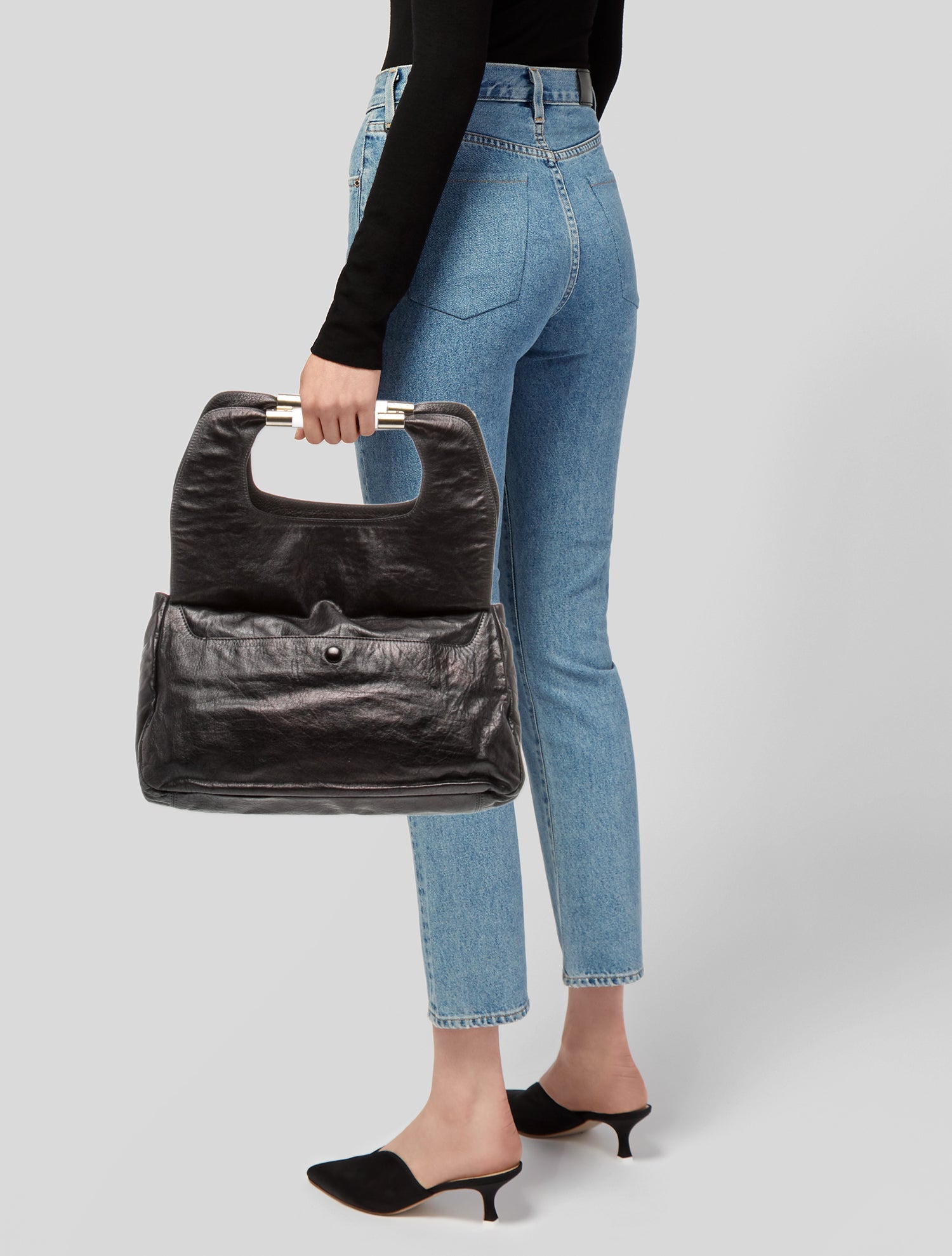 Chloé Leather Top Handle Bag