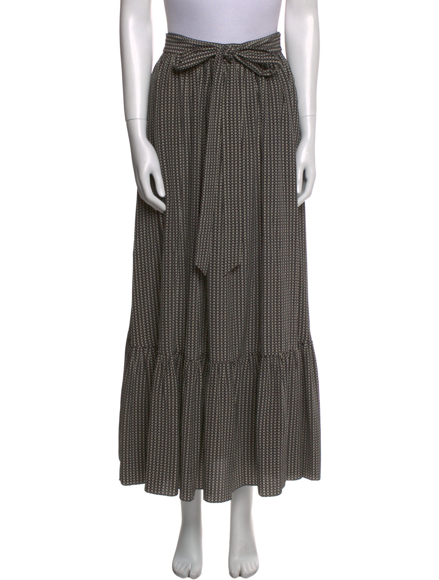 Chloé Silk Midi Length Skirt