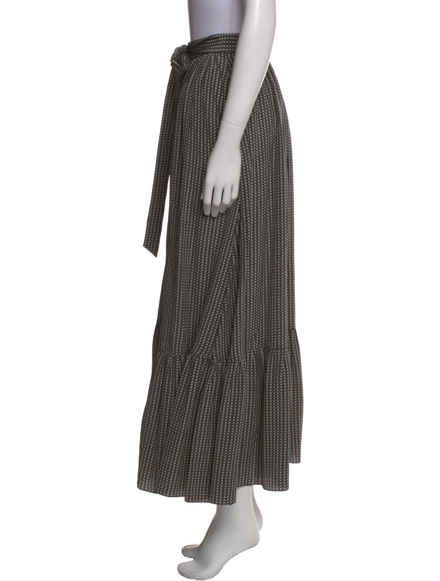 Chloé Silk Midi Length Skirt