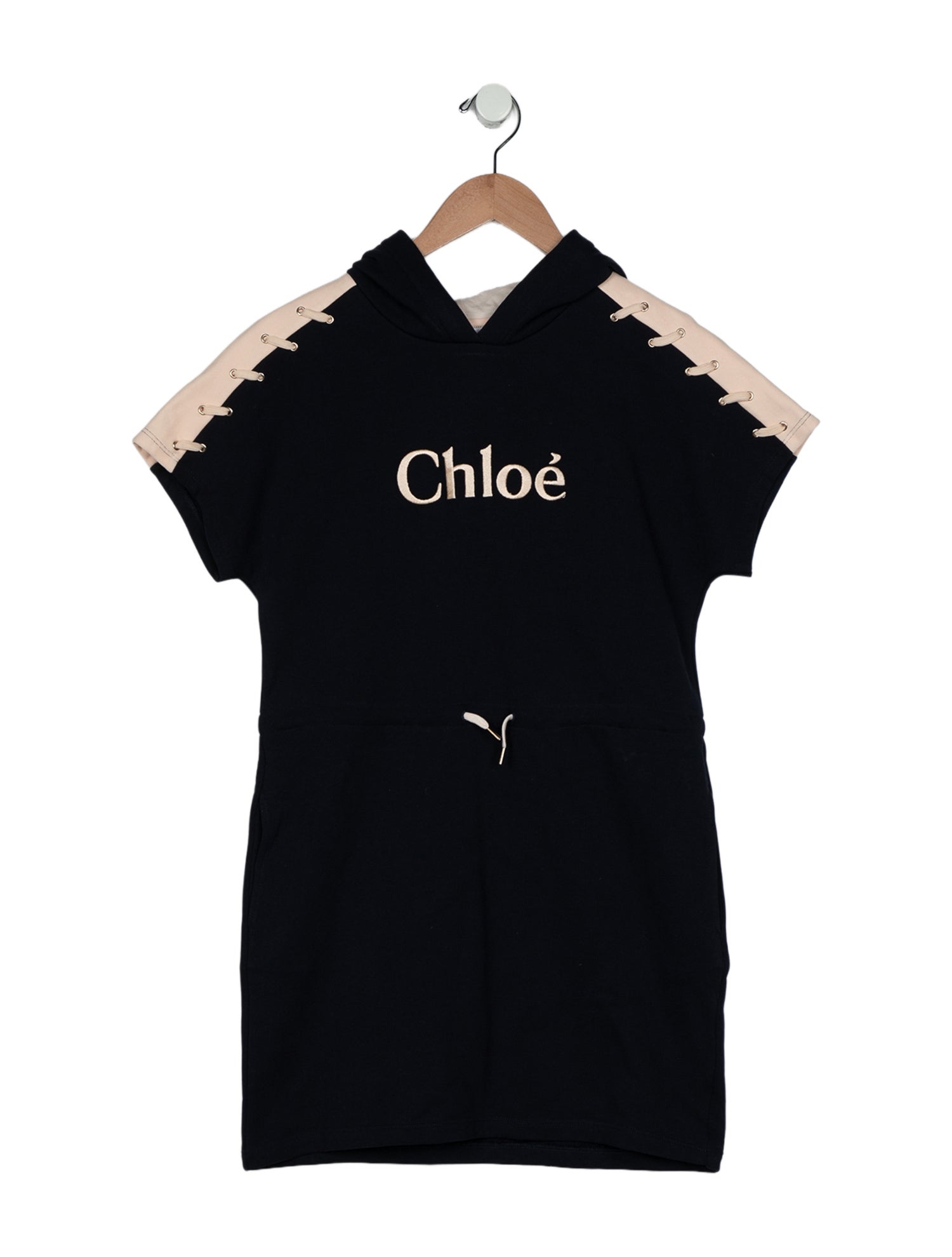 Chloé Girls' Embroidered Short Sleeve Dress