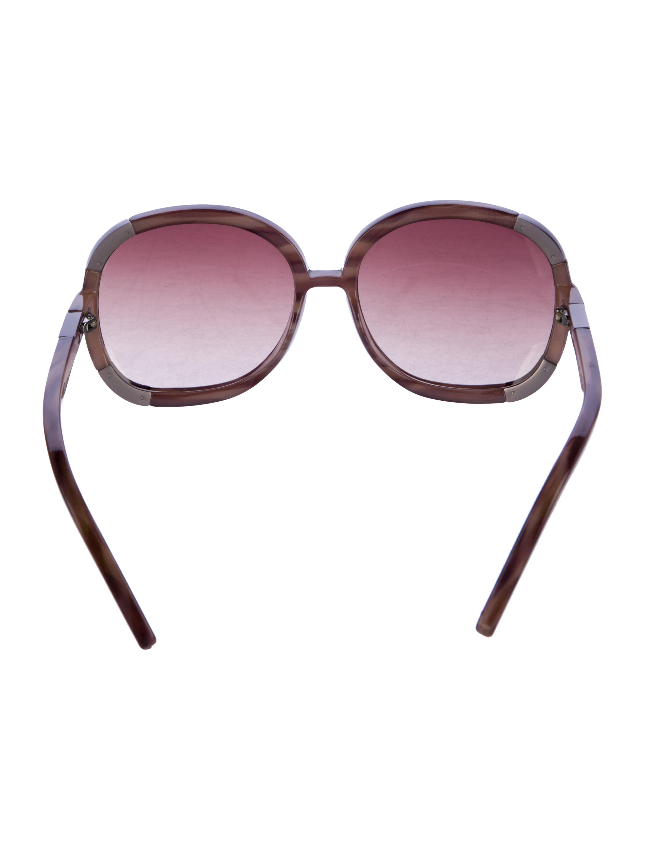 Chloé Round Gradient Sunglasses