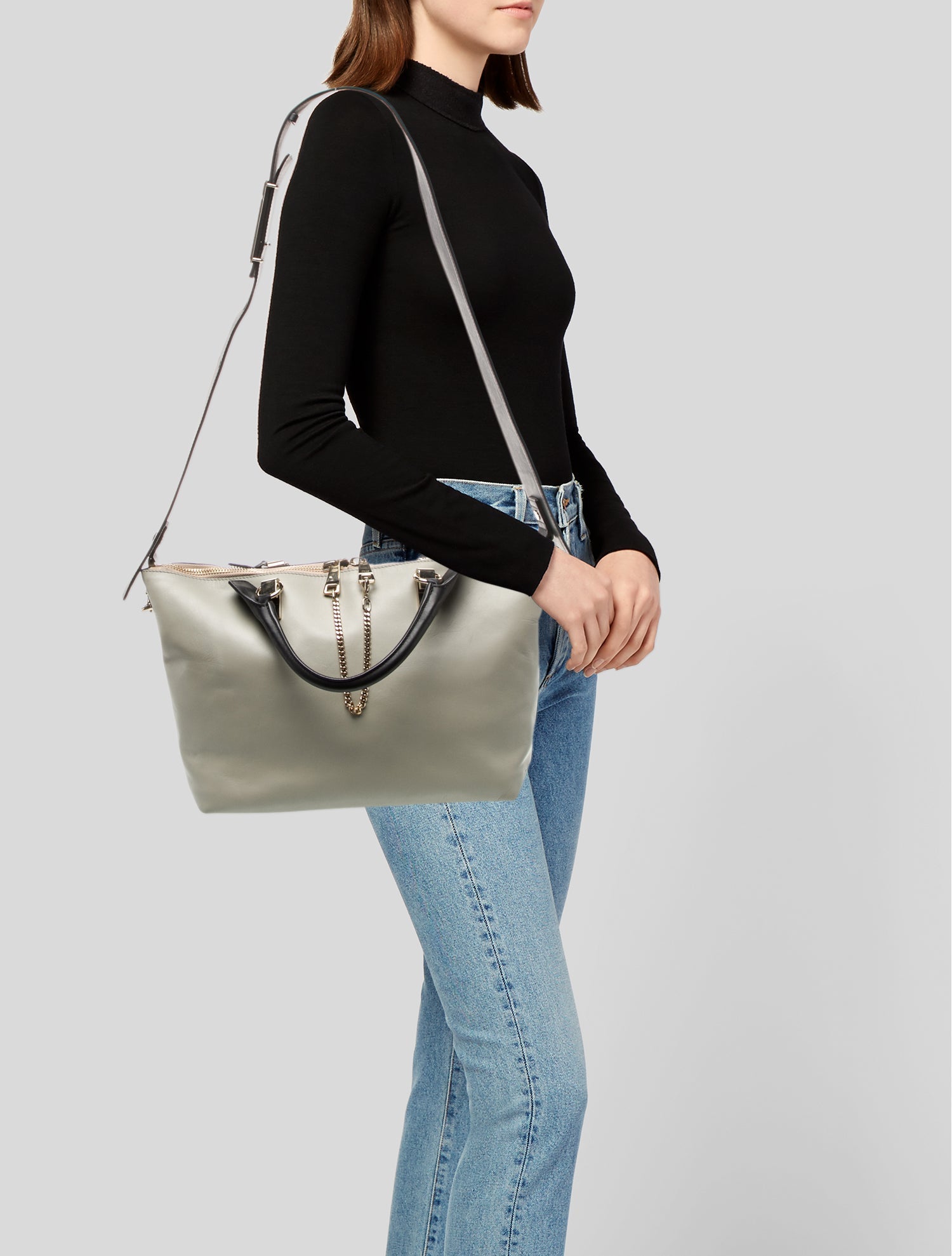 Chloé Leather Top Handle Bag