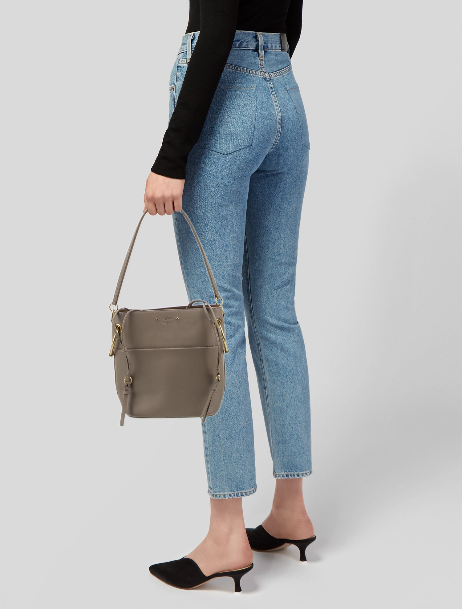 Chloé Leather Roy Bucket Bag w/ Tags