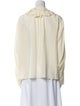 Chloé Silk Long Sleeve Button-Up Top