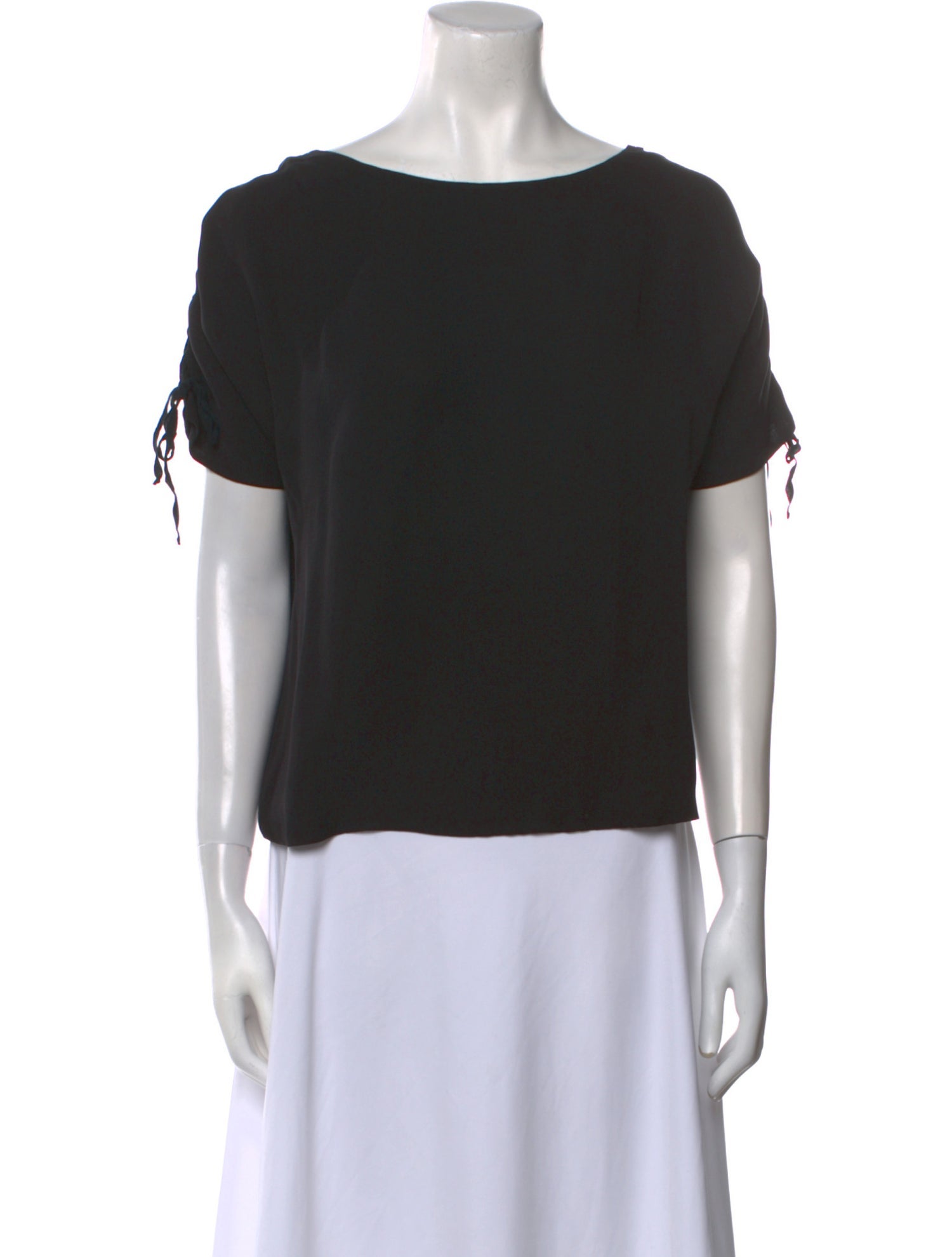 Chloé Silk Bateau Neckline T-Shirt