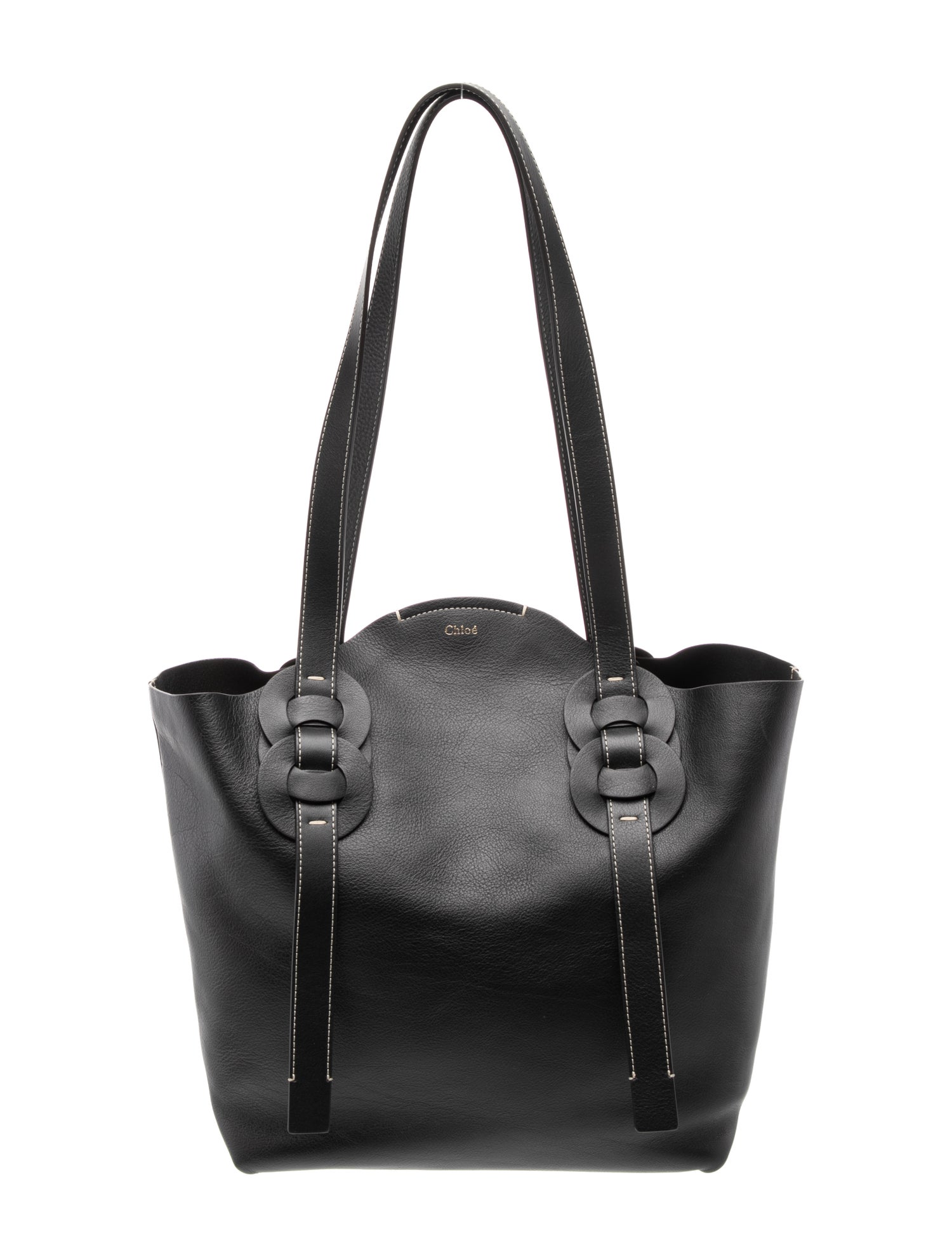 Chloé Leather Darryl Tote Bag