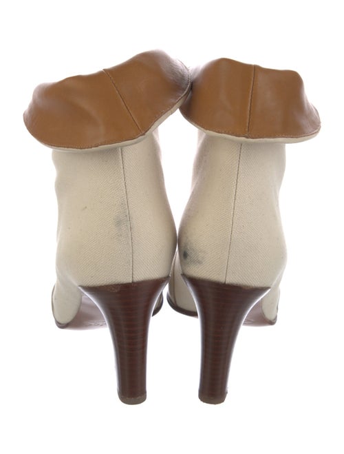 Chloé Leather Colorblock Pattern Boots