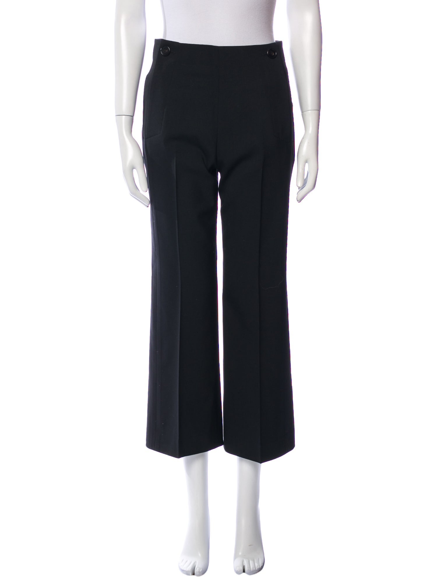 Chloé Virgin Wool Straight Leg Pants
