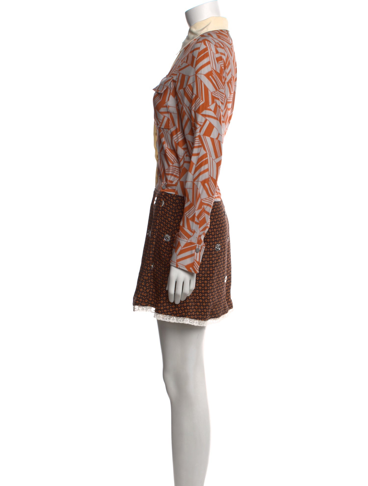 Chloé Silk Mini Dress