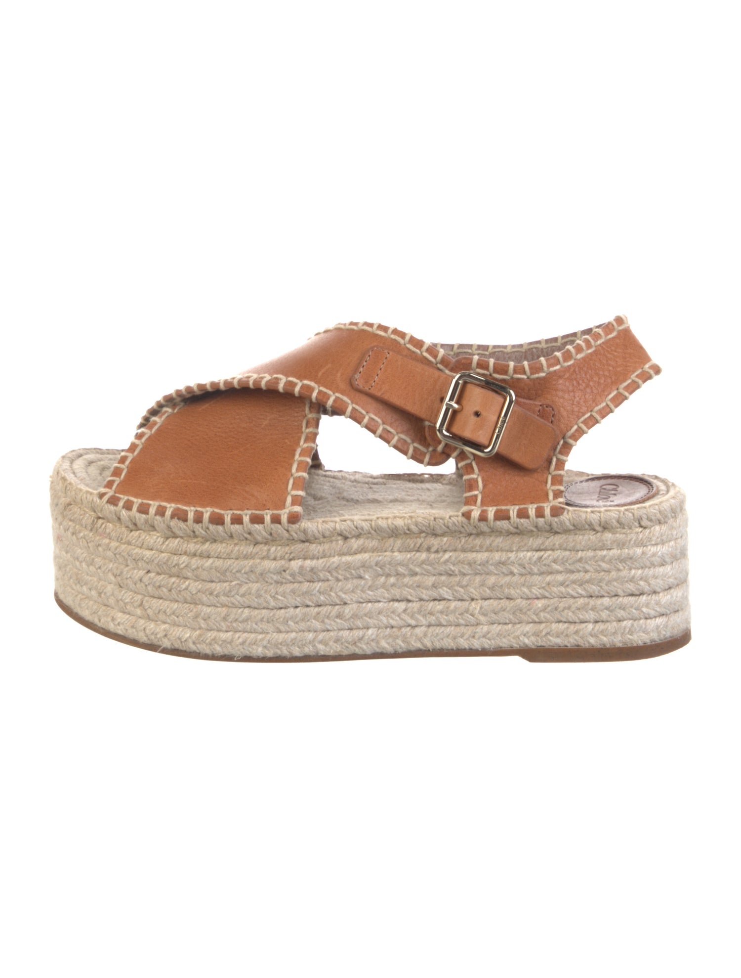 Chloé Leather Espadrilles